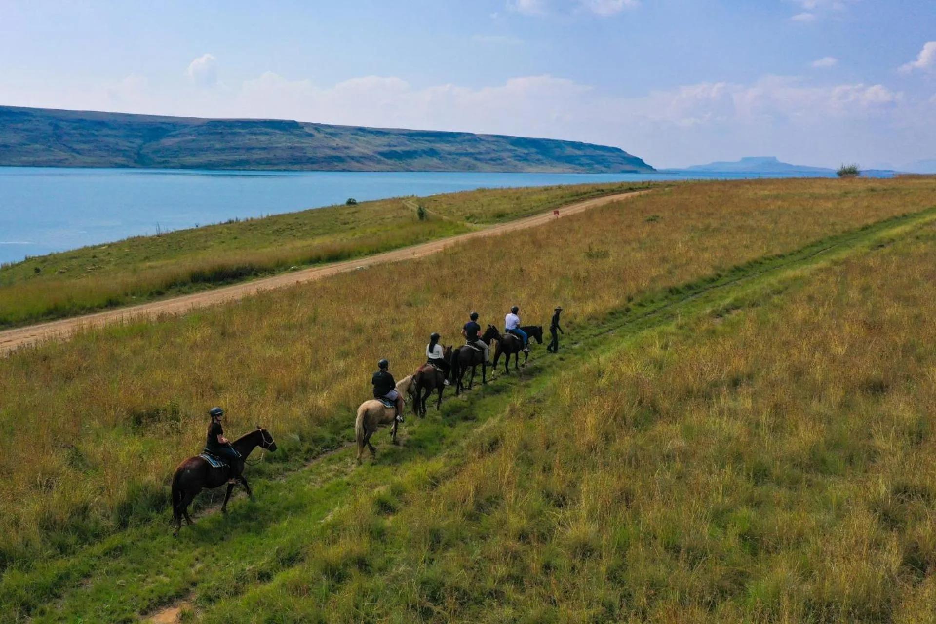 Horse-riding in First Group Qwantani