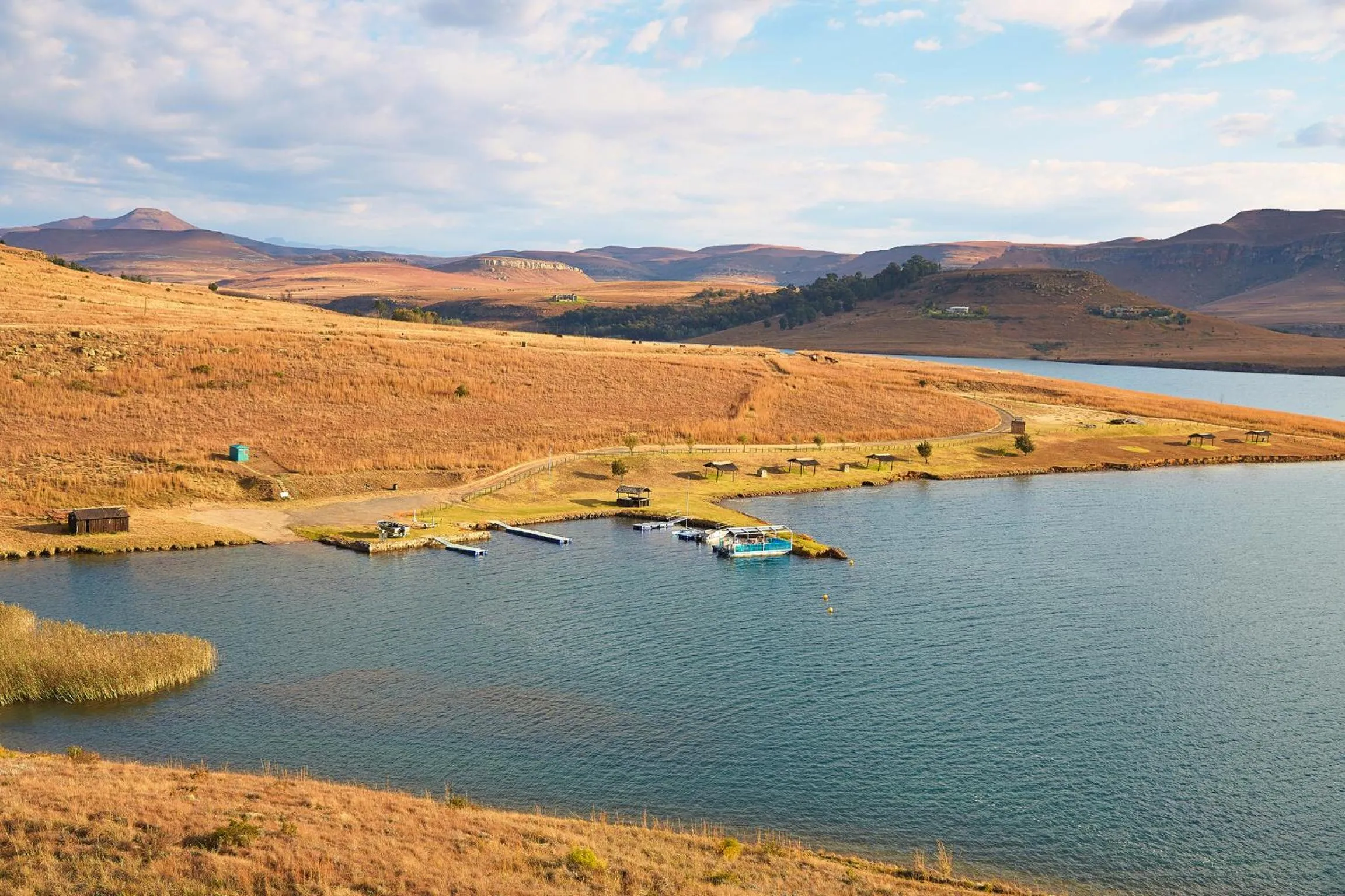 Lake view in First Group Qwantani
