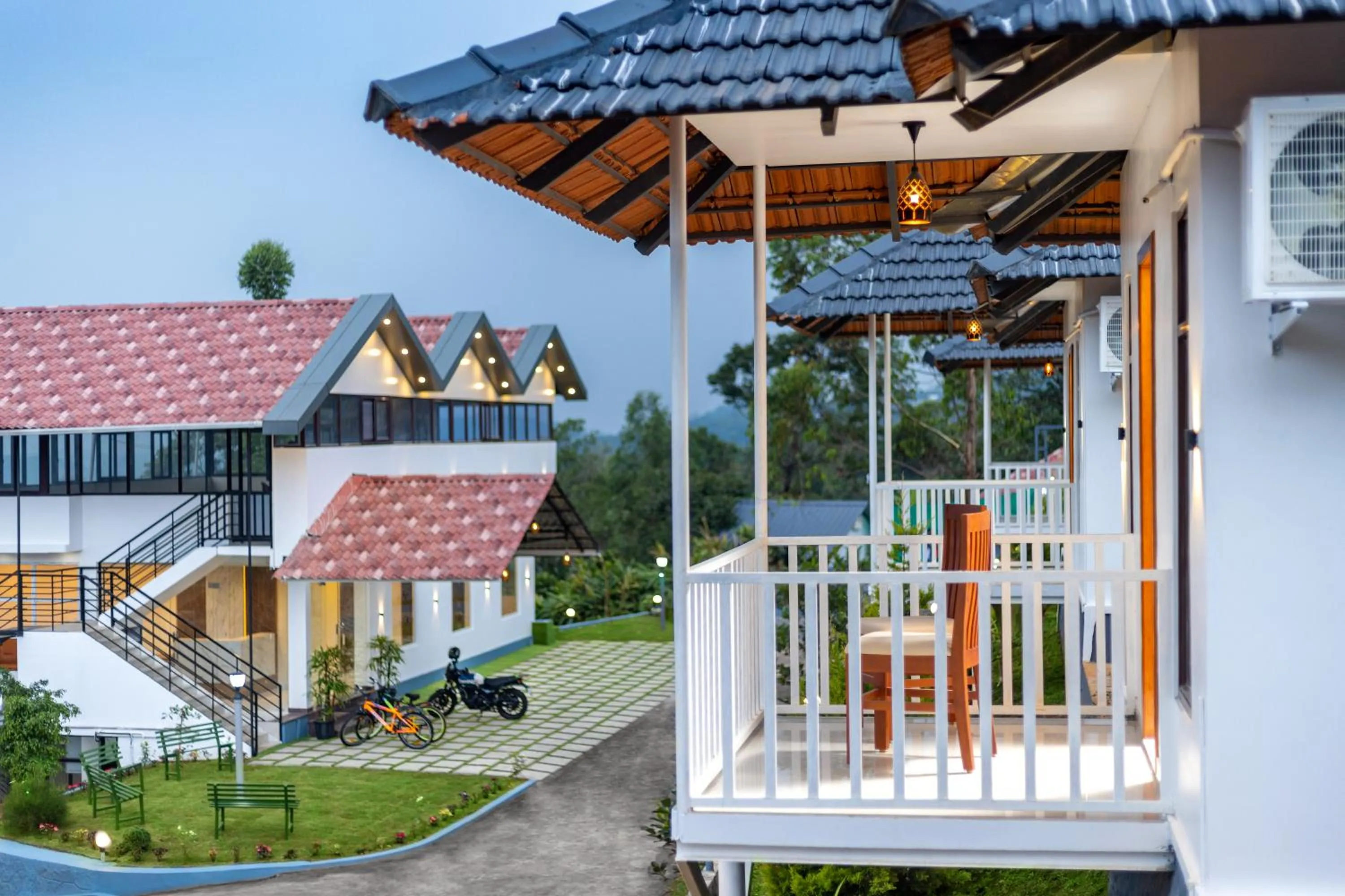 Balcony/Terrace in Le Serene Munnar Luxury Resorts & Spa