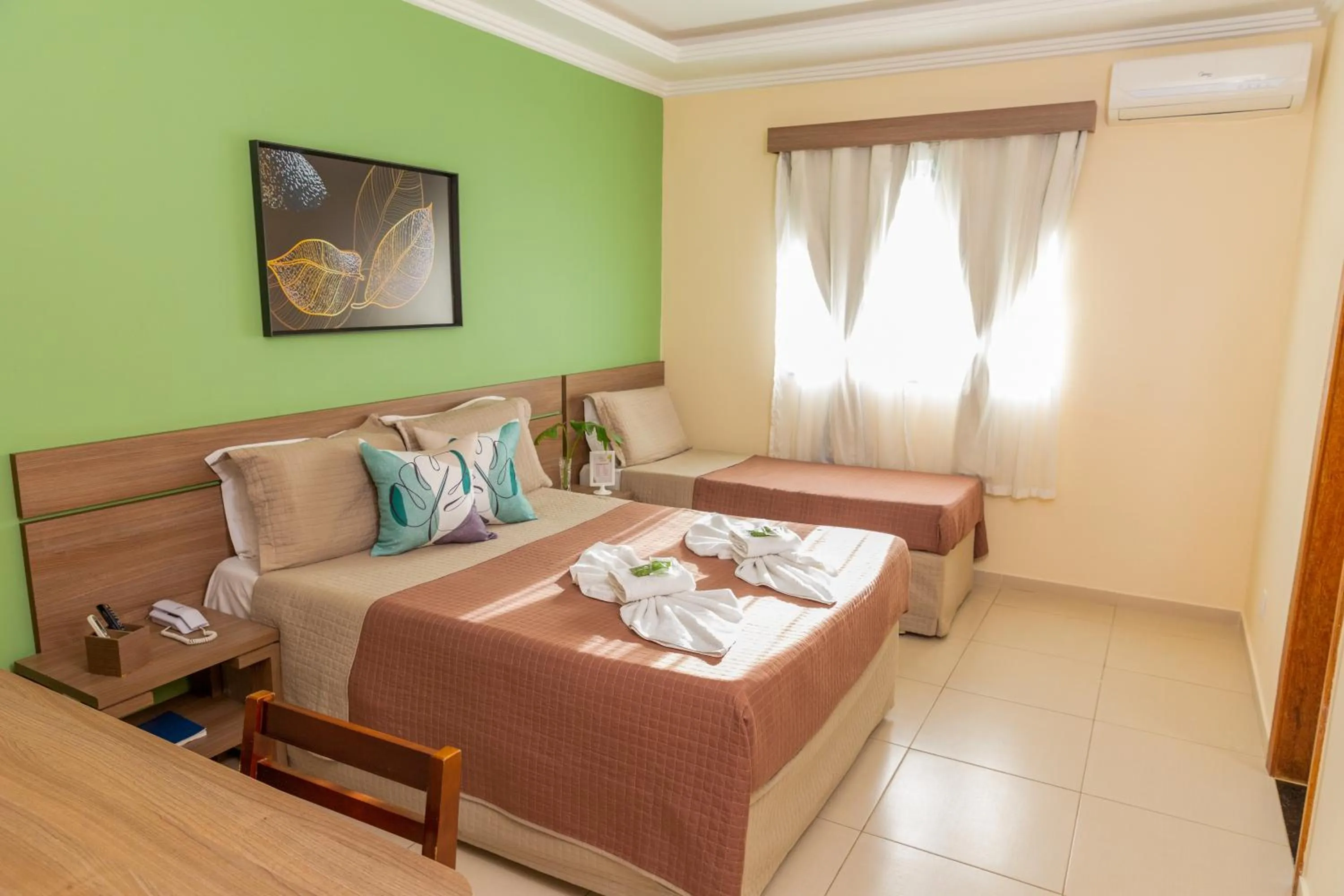 Bed in Pousada Valle Verde