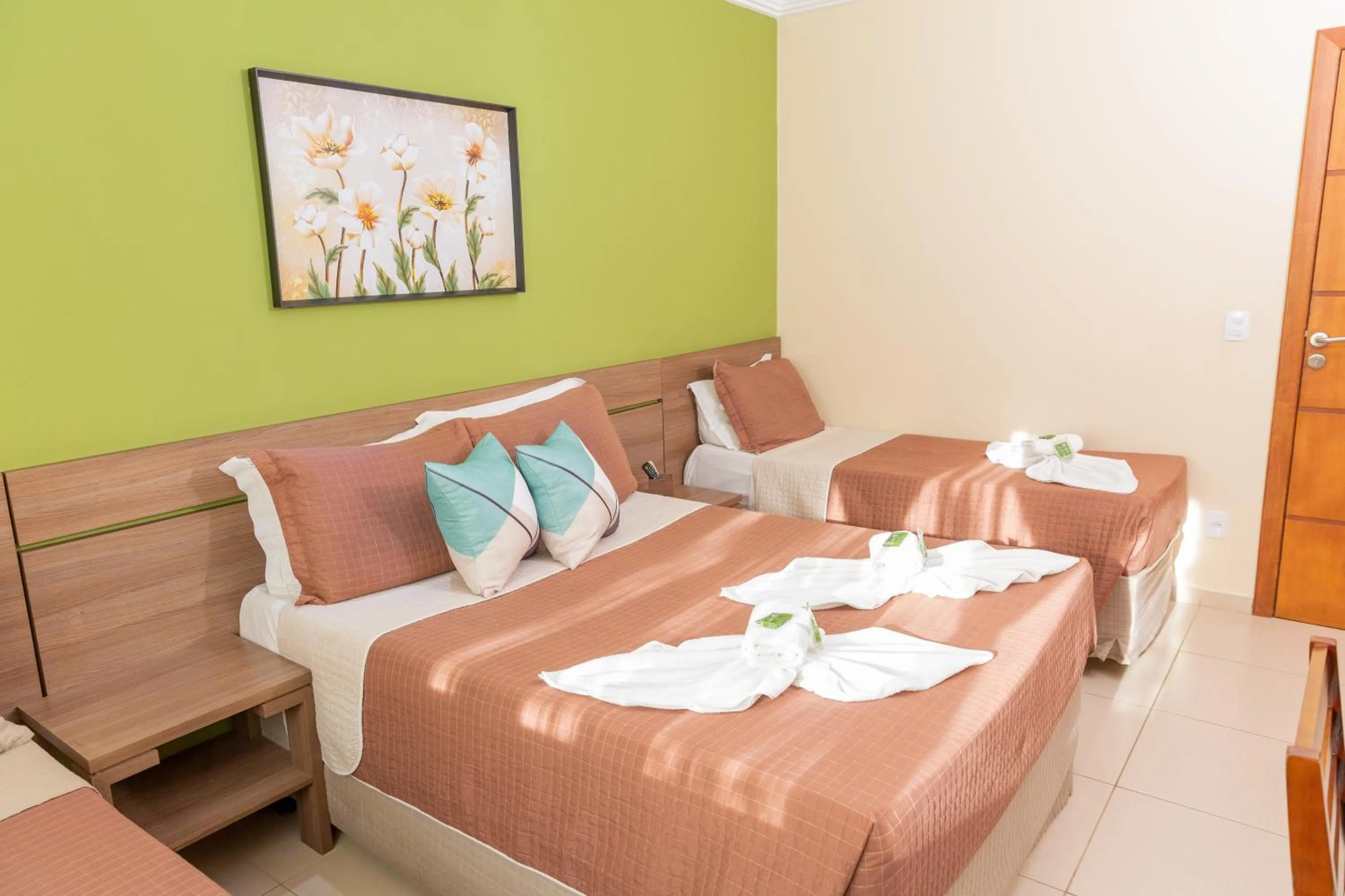 Bed in Pousada Valle Verde