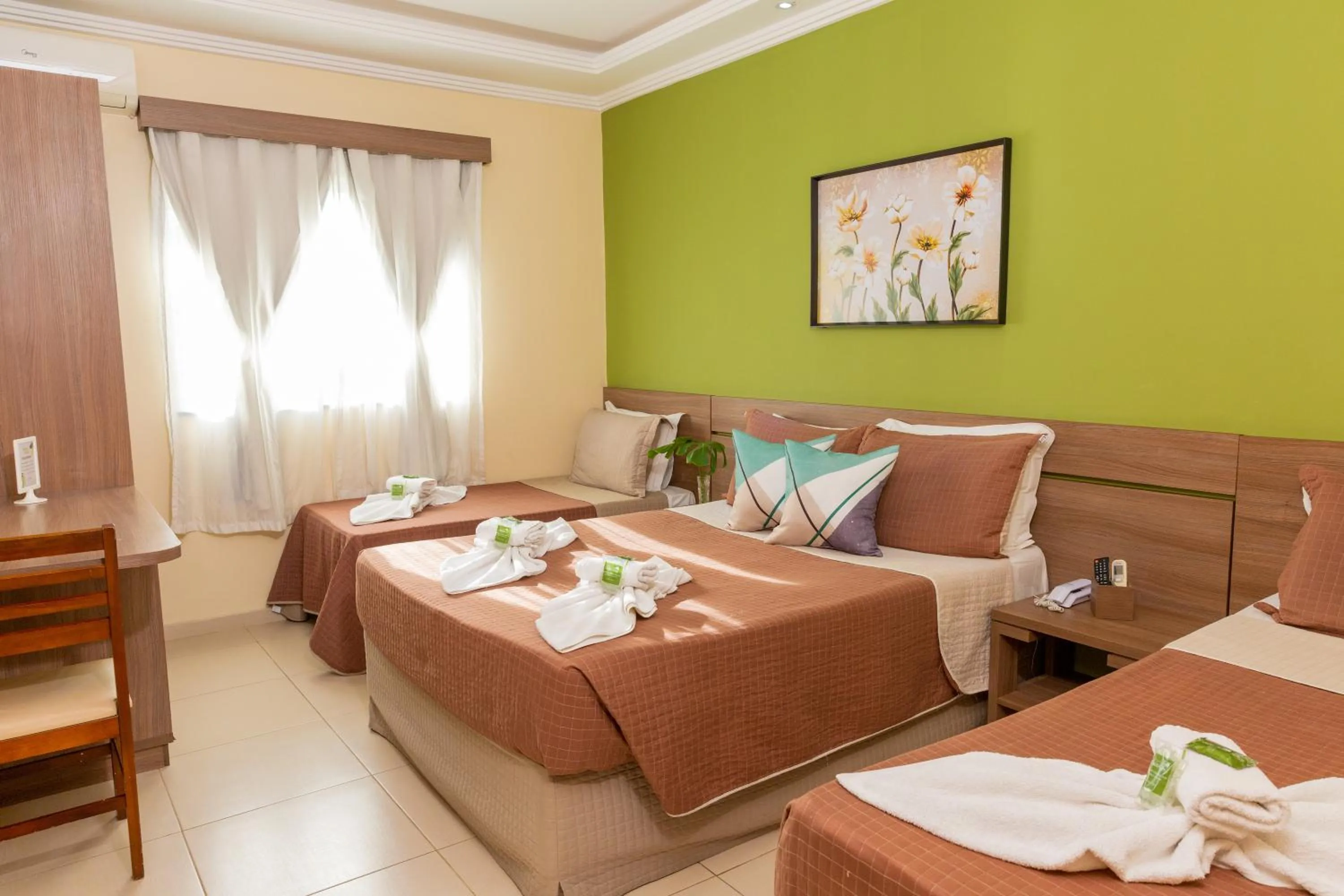 Bed in Pousada Valle Verde