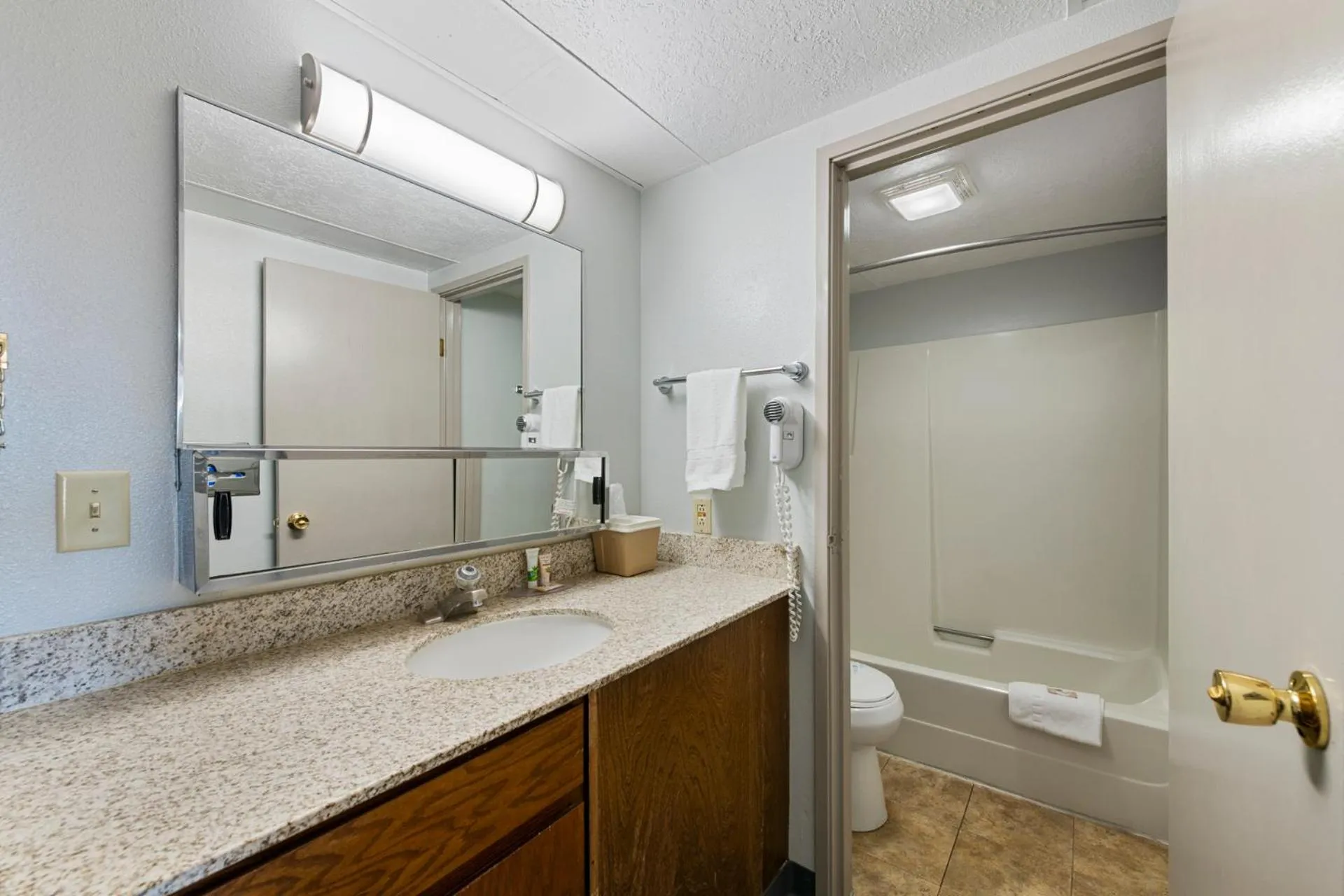Bathroom in Budget Motel - Delta, Utah