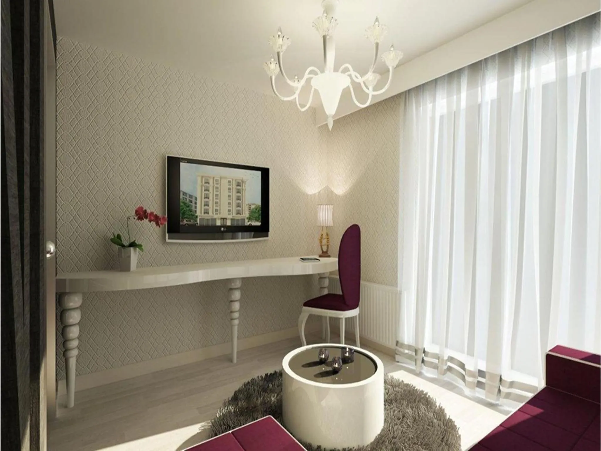 Living room in Demonti Hotel