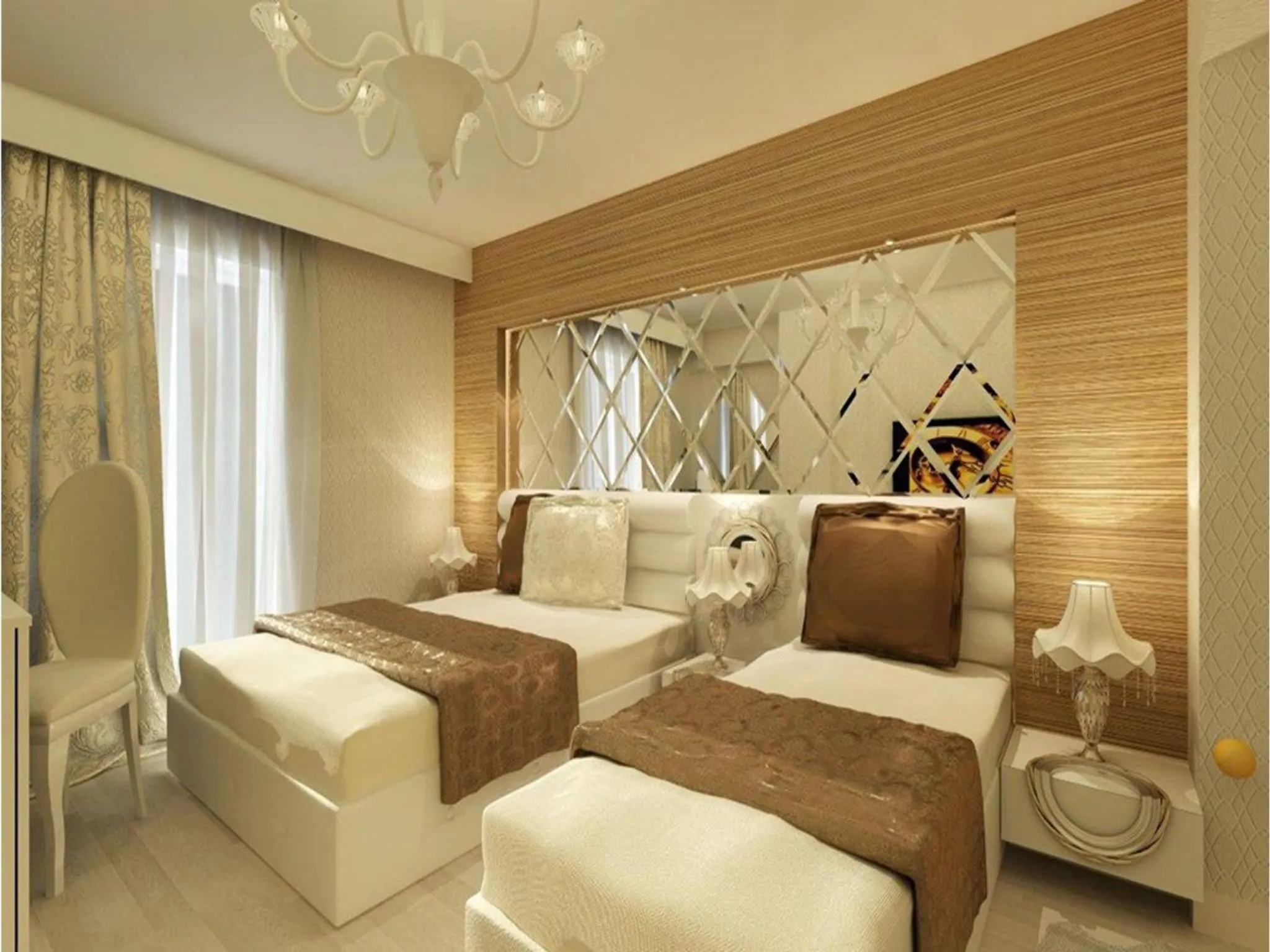 Bedroom, Bed in Demonti Hotel