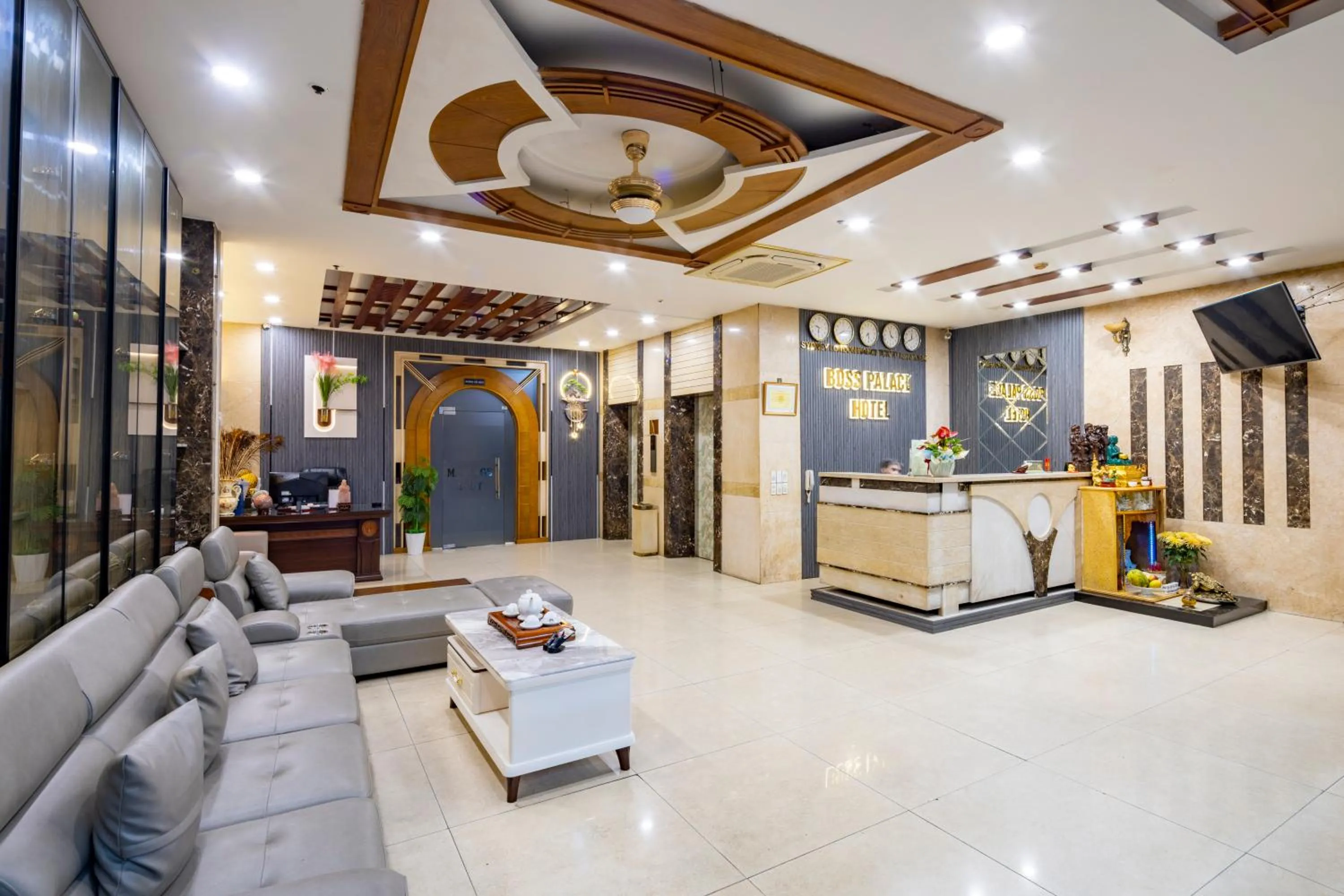 Lobby or reception in Boss Palace Hotel