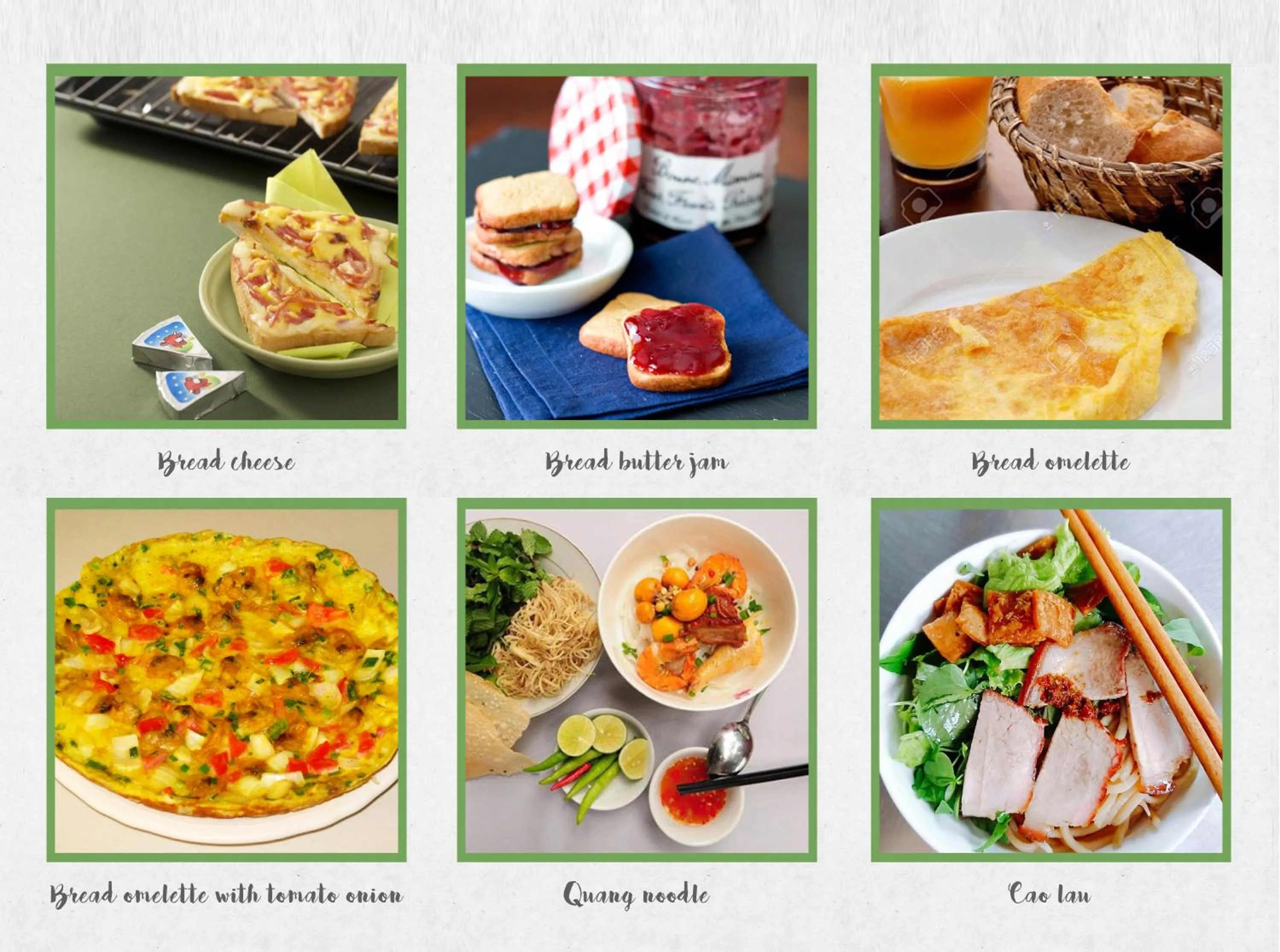 Breakfast in Green Garden Homestay