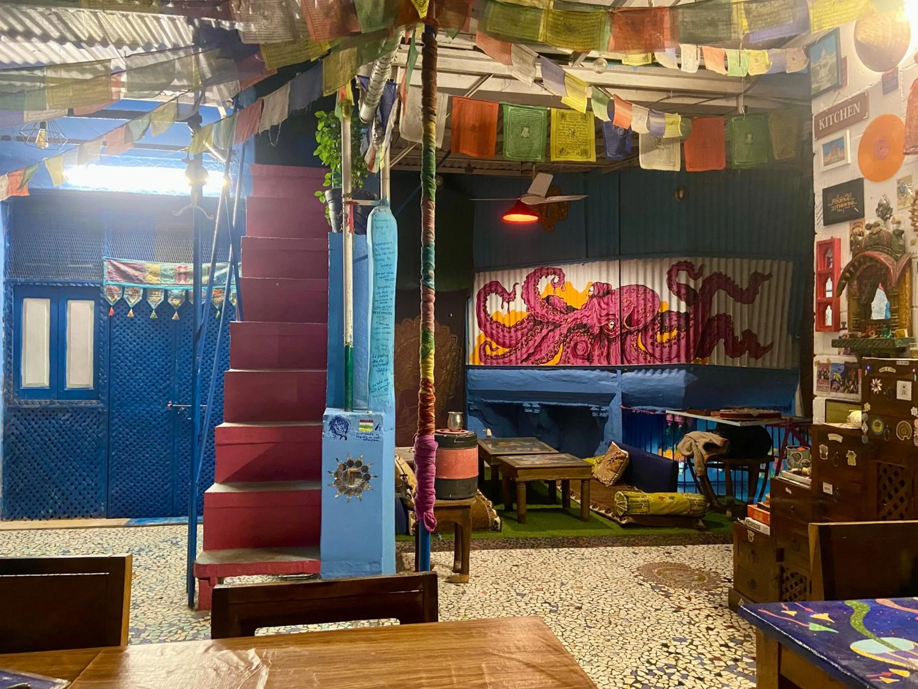 Living room in Bob hostel