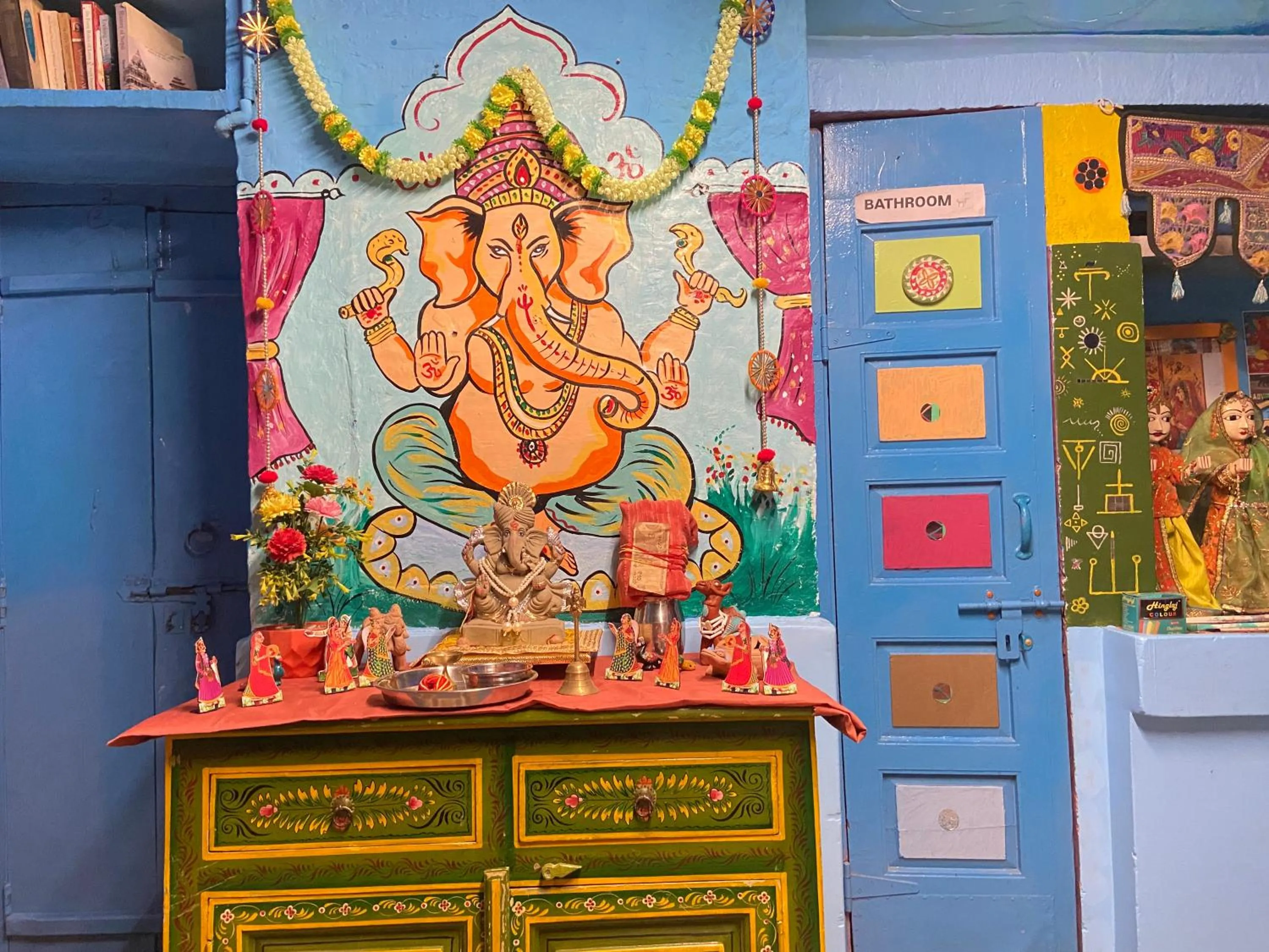 Decorative detail in Bob hostel