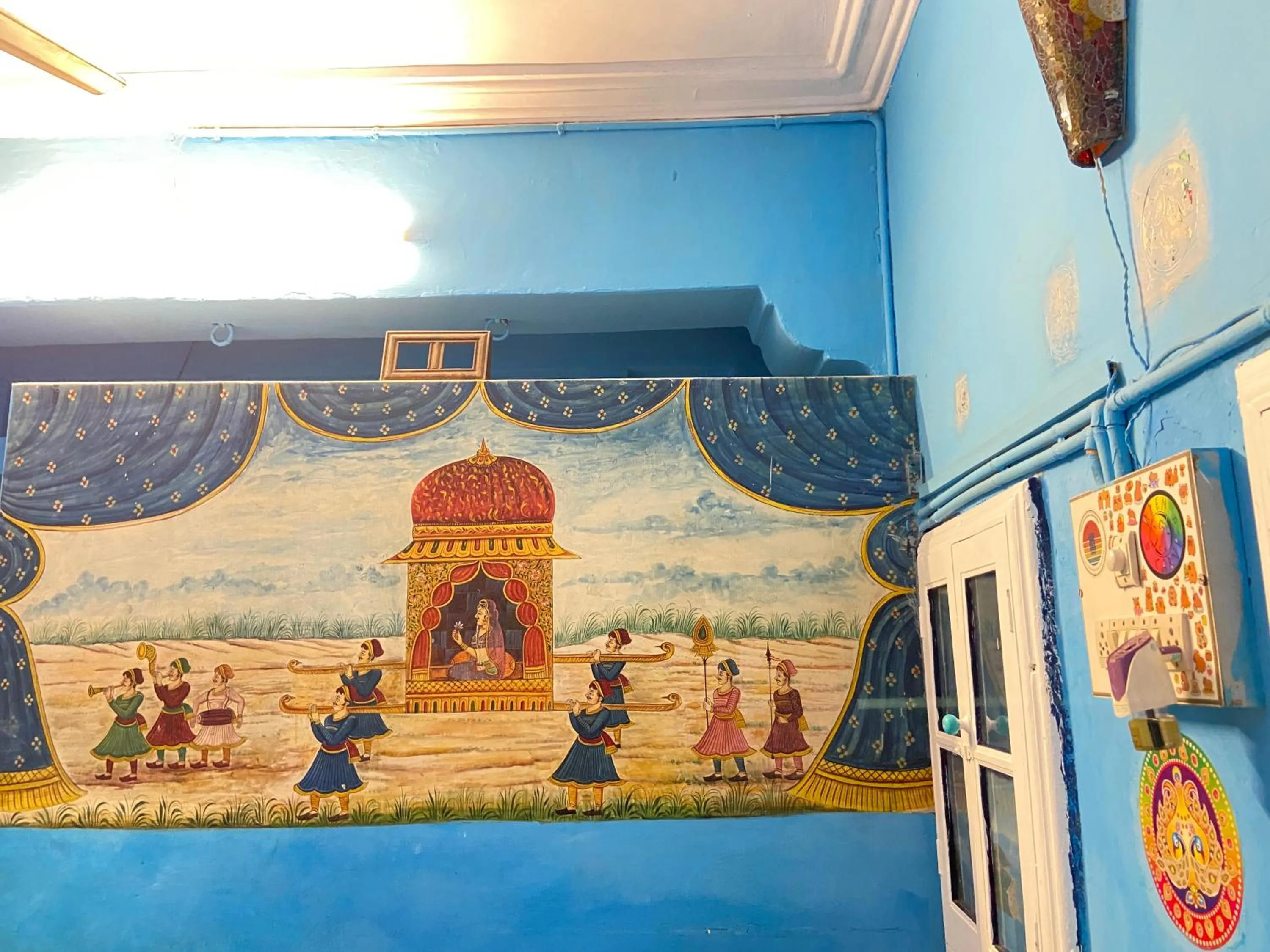 Decorative detail in Bob hostel