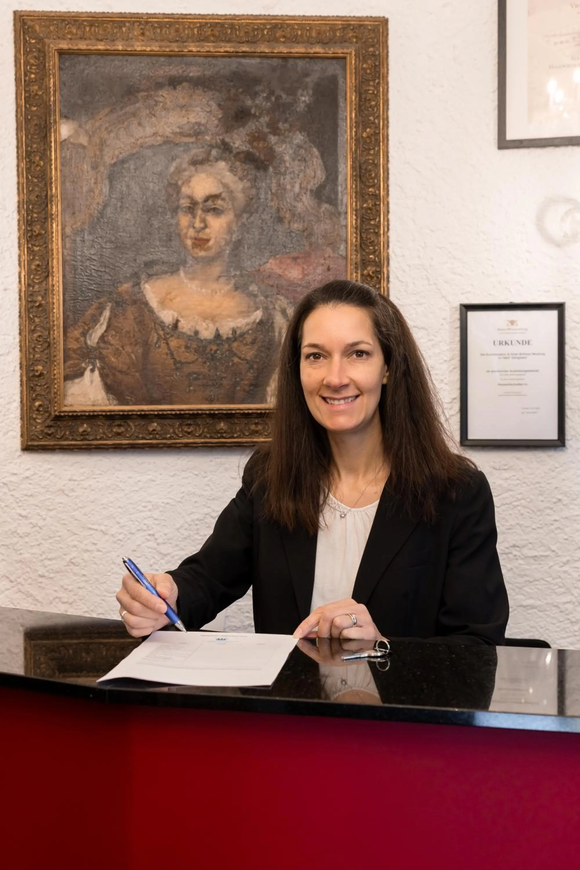 Lobby or reception in Eventlocation & Hotel Schloss Neuburg