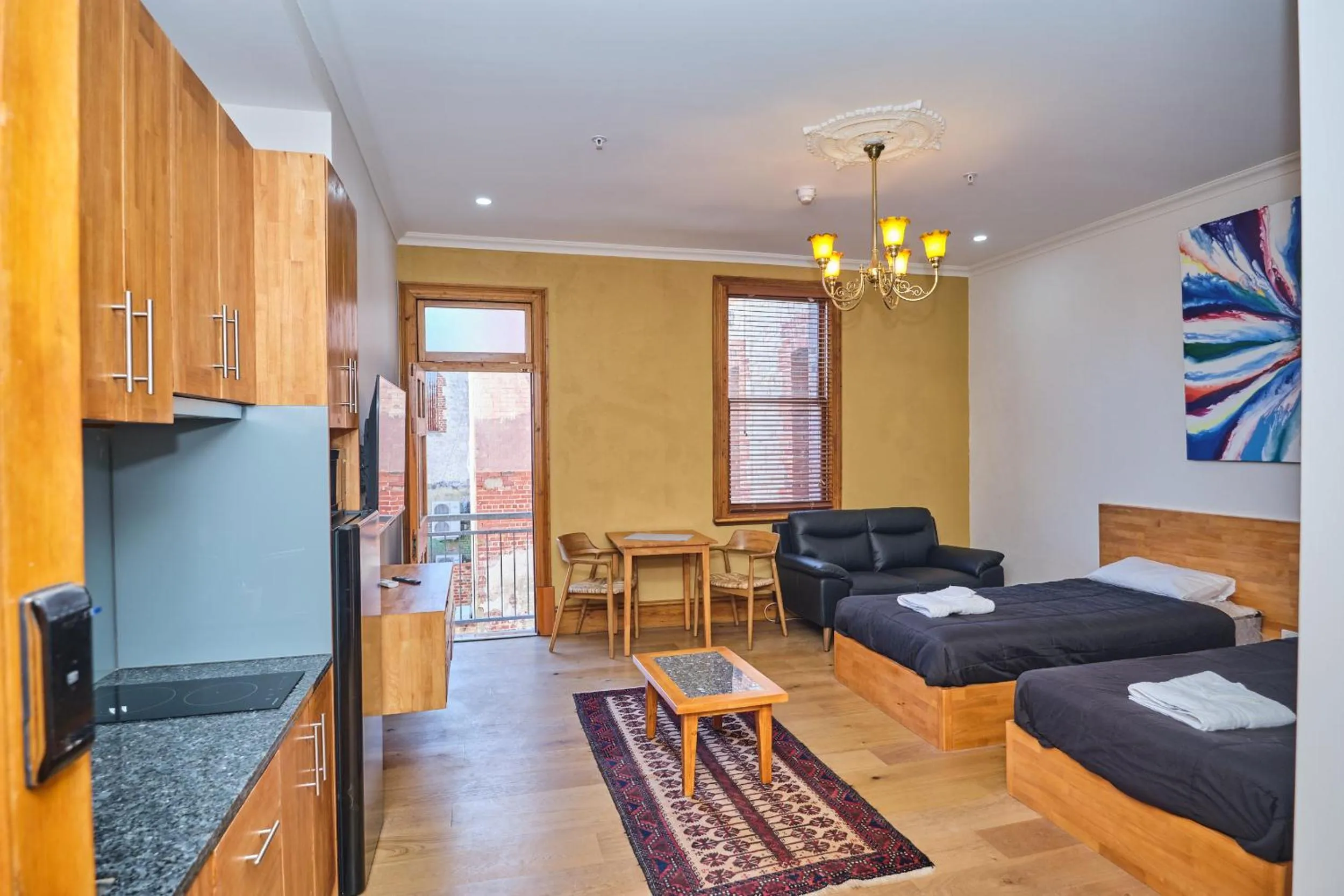 Living room in RIALTO SUITES Fremantle