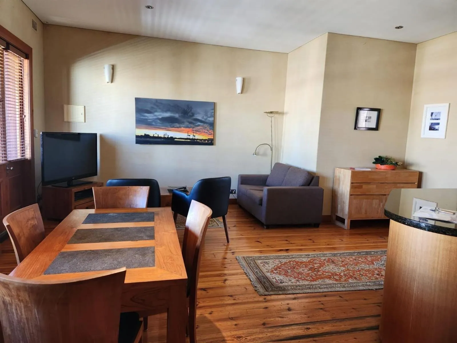 Living room in RIALTO SUITES Fremantle