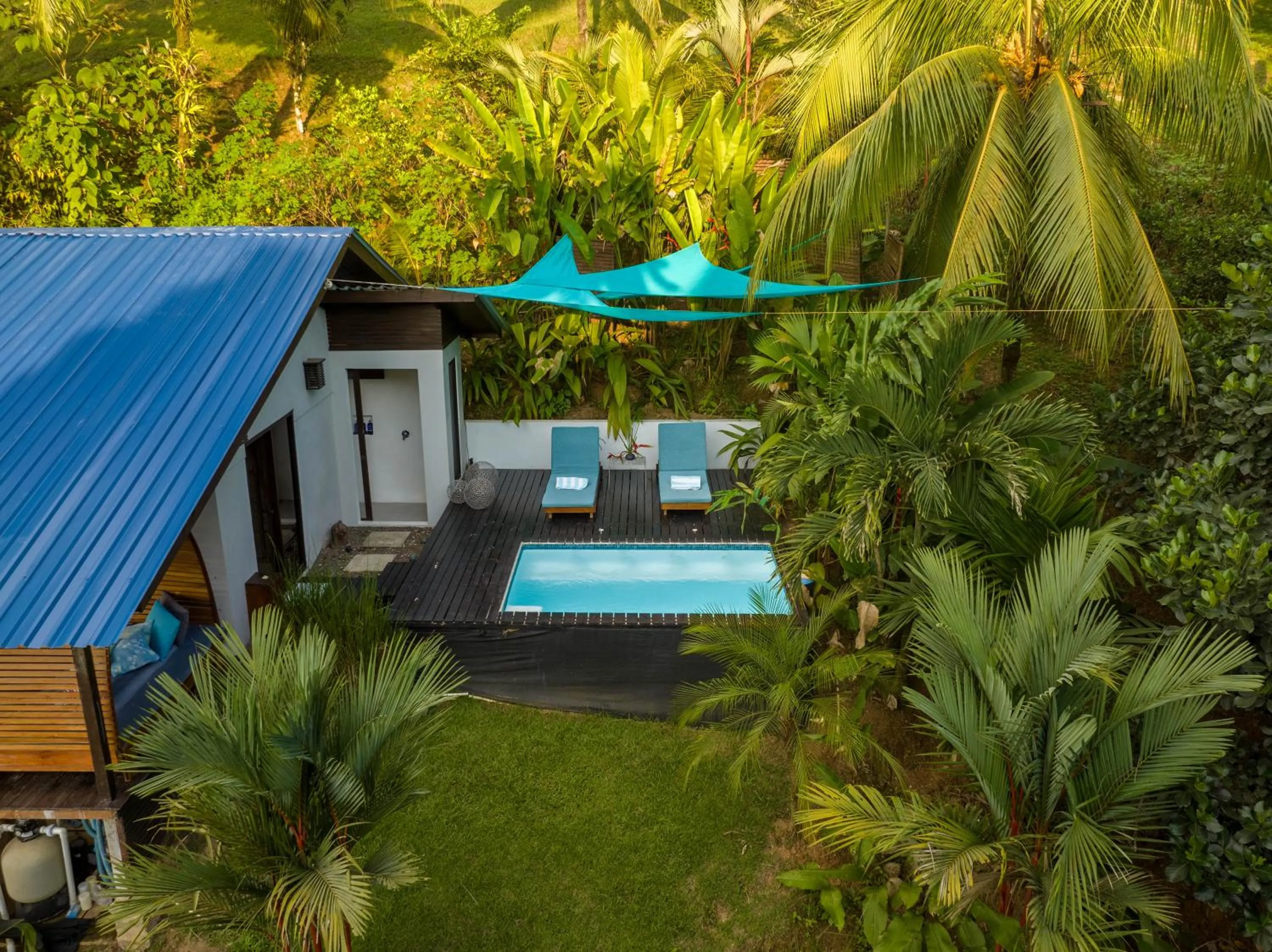 Patio in The Tranquilo Lodge, Adult Only, All meals included