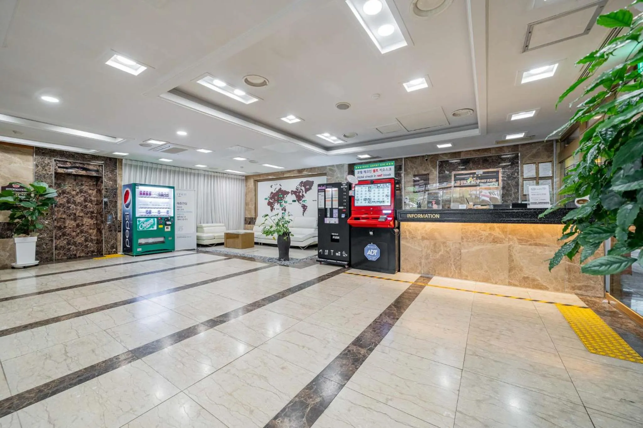 Lobby or reception in incheon Airport Hotel June