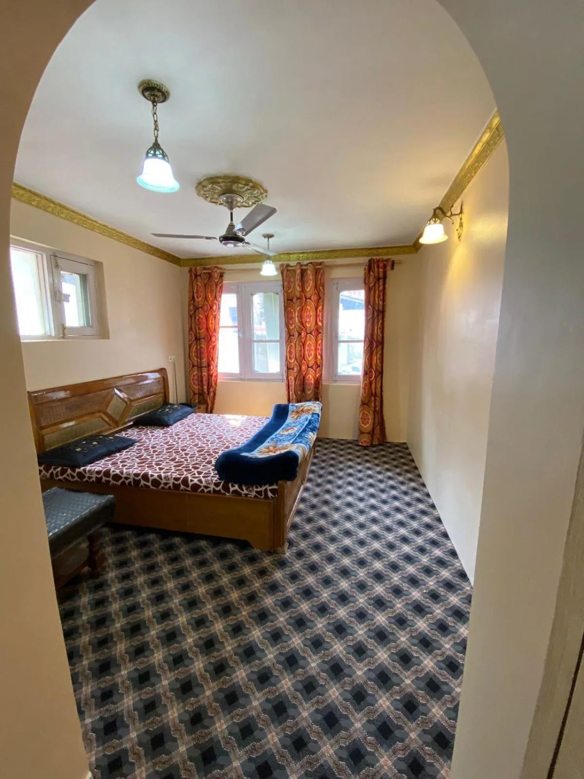 Bed in Hotel Gulistan