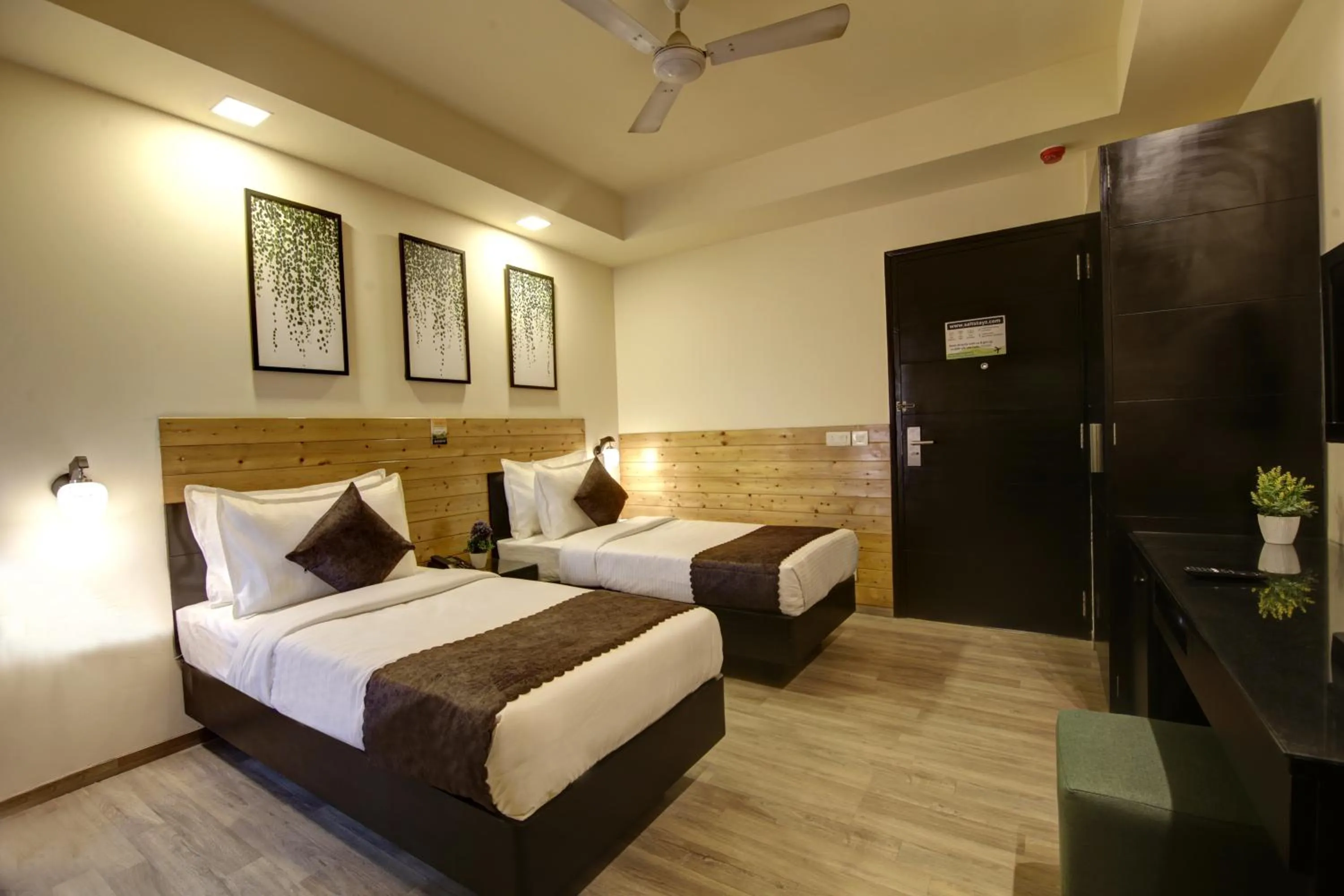 Bed in Saltstayz Thyme Sukhdev Vihar, New Delhi
