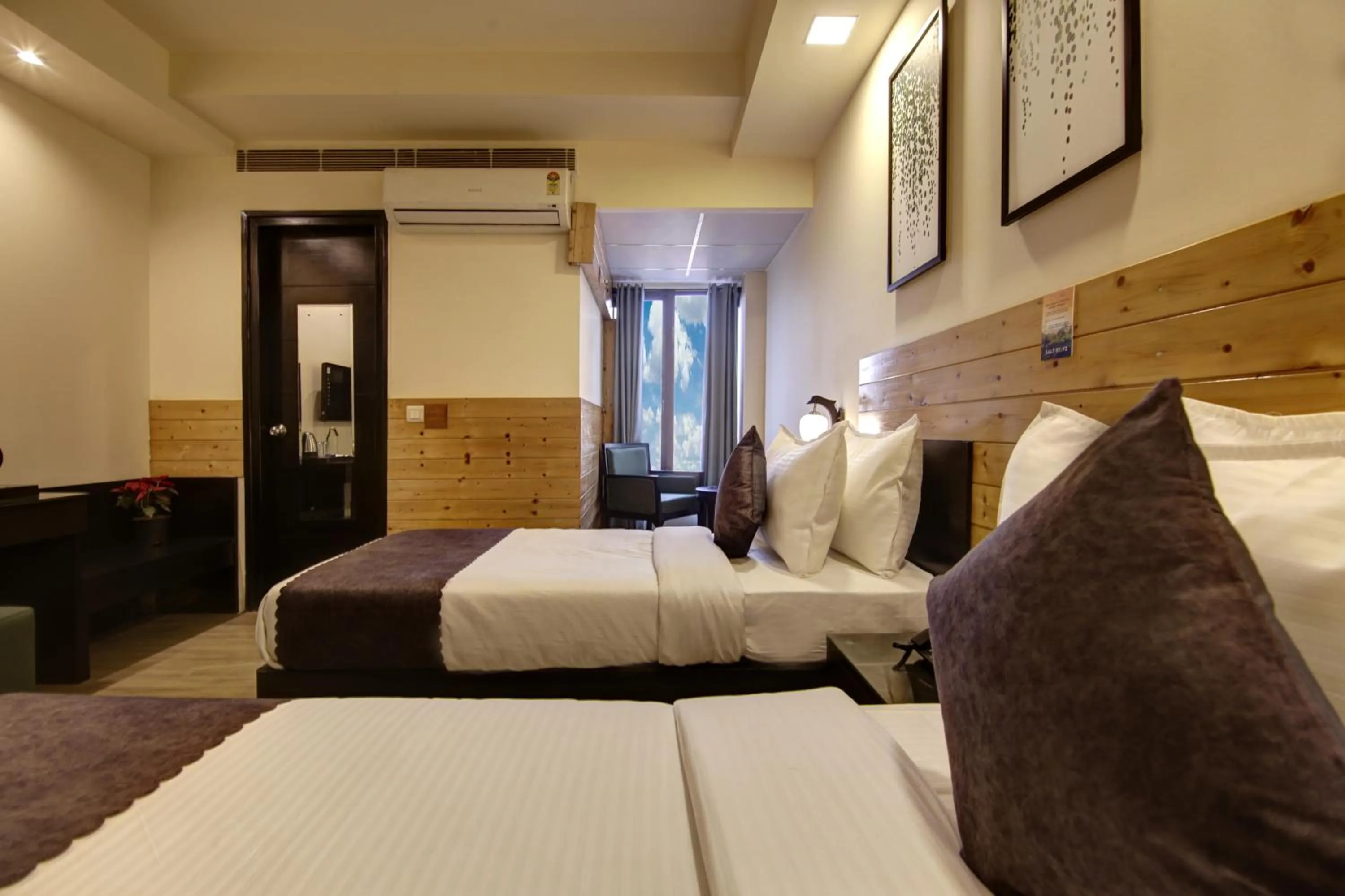 Bed in Saltstayz Thyme Sukhdev Vihar, New Delhi