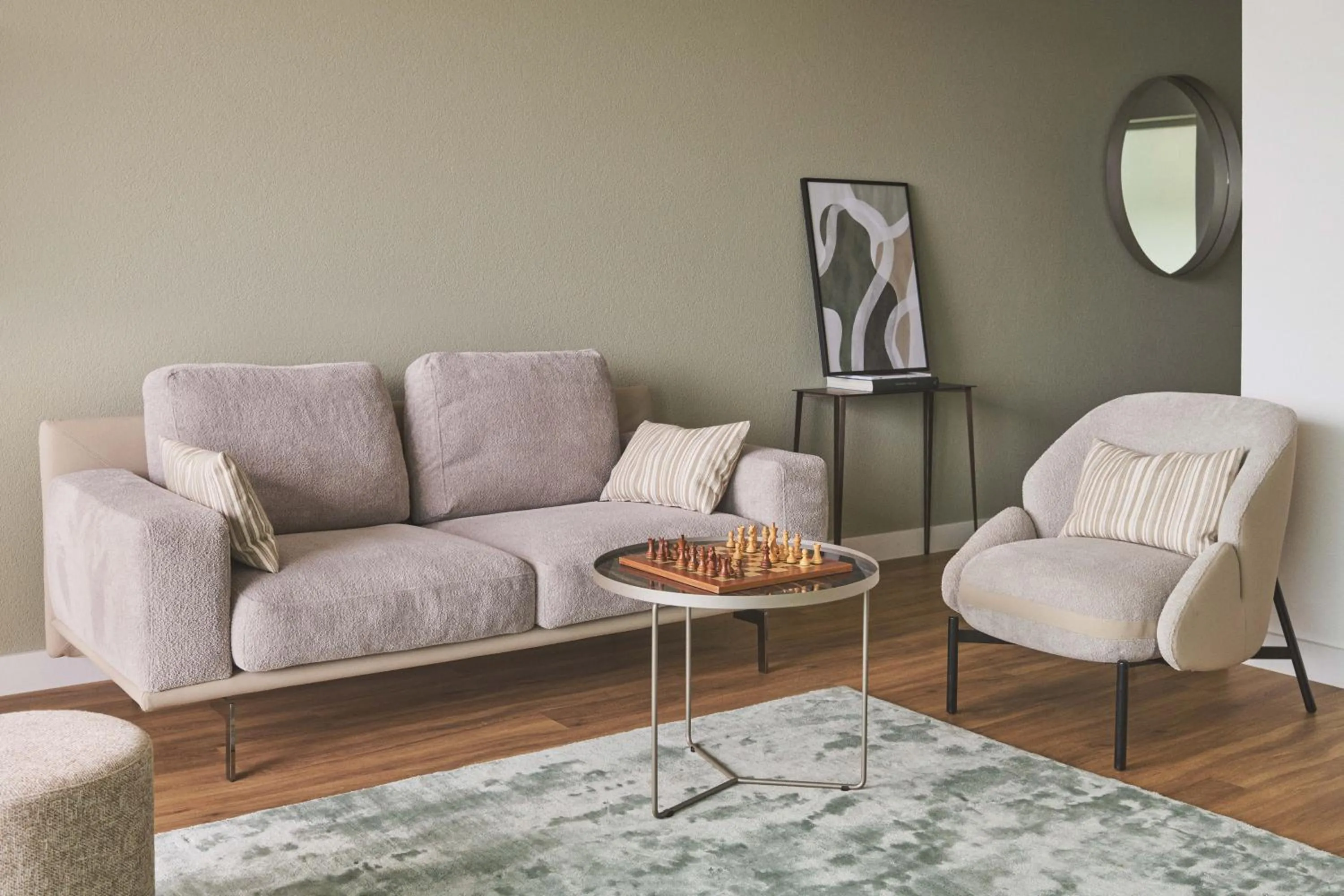 Living room in Belmont Residences lakeview in Horgen Zürich Zug Pfäffikon