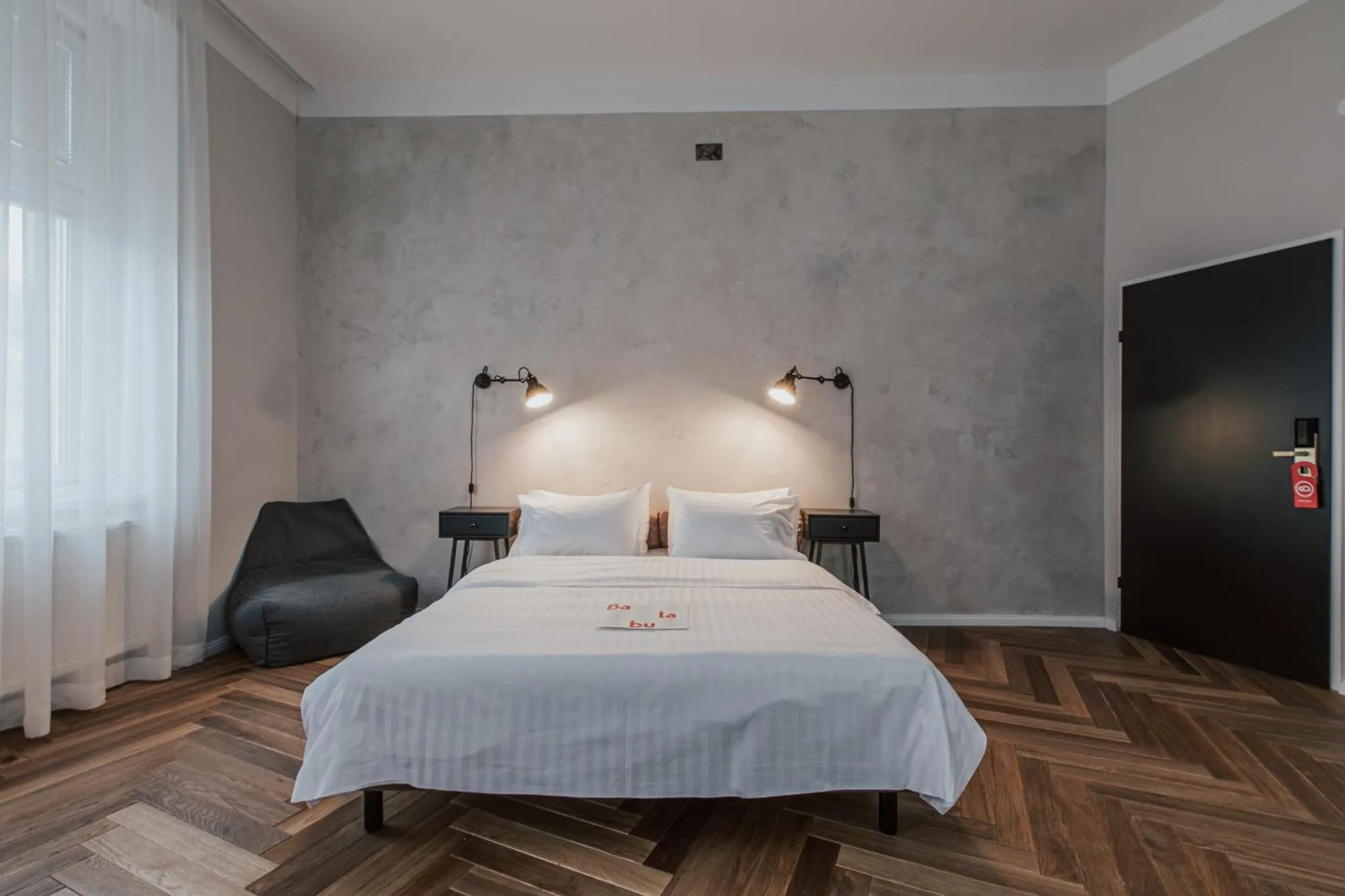 Bed in Hotel Babula am Augarten