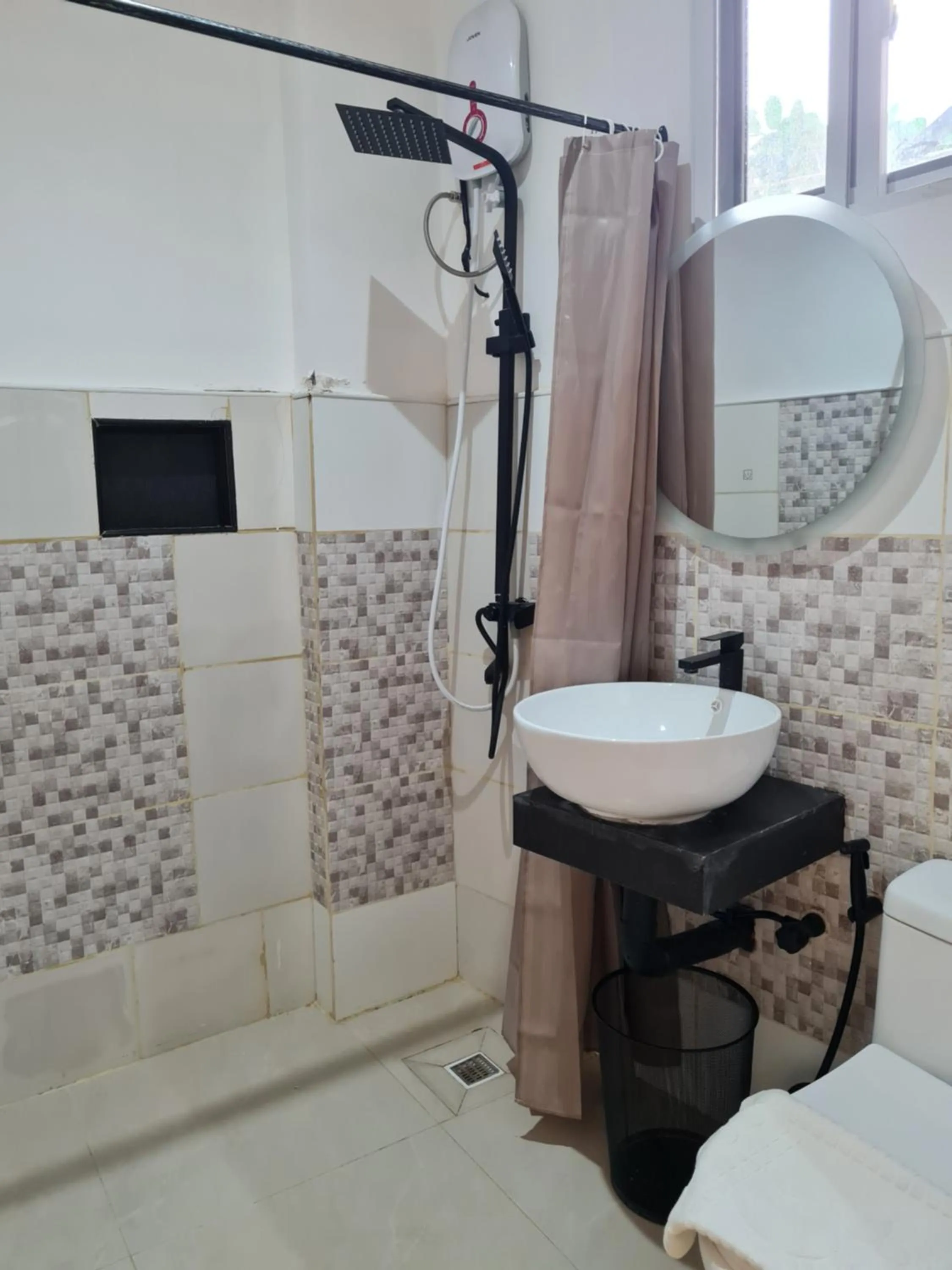 Shower in Hotel Pressie by SMS Hospitality