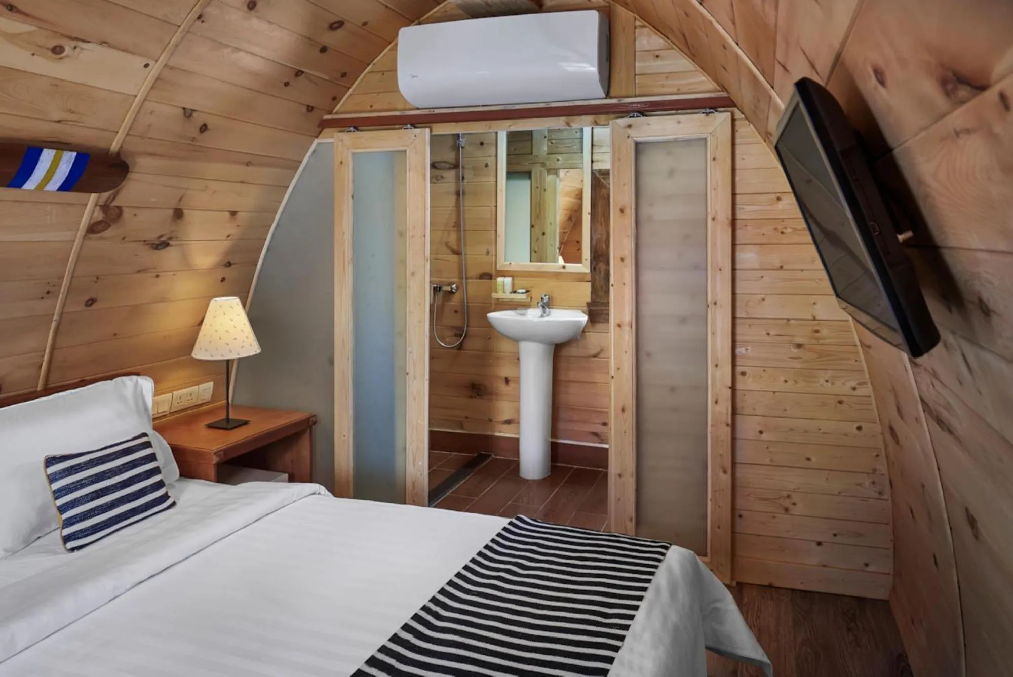 Bed in Pod Village by Independence Hotels