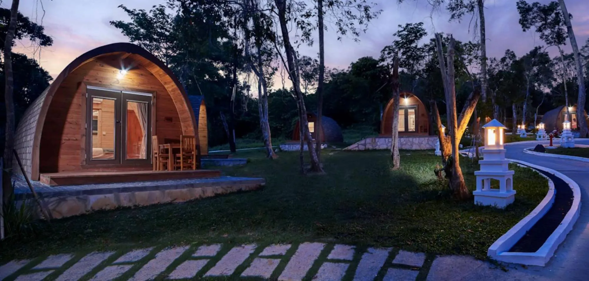 Night in Pod Village by Independence Hotels