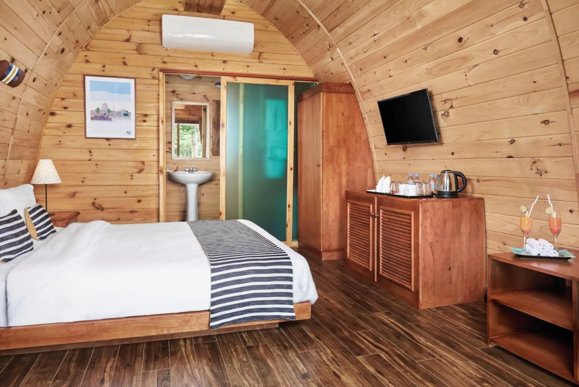 Bedroom in Pod Village by Independence Hotels