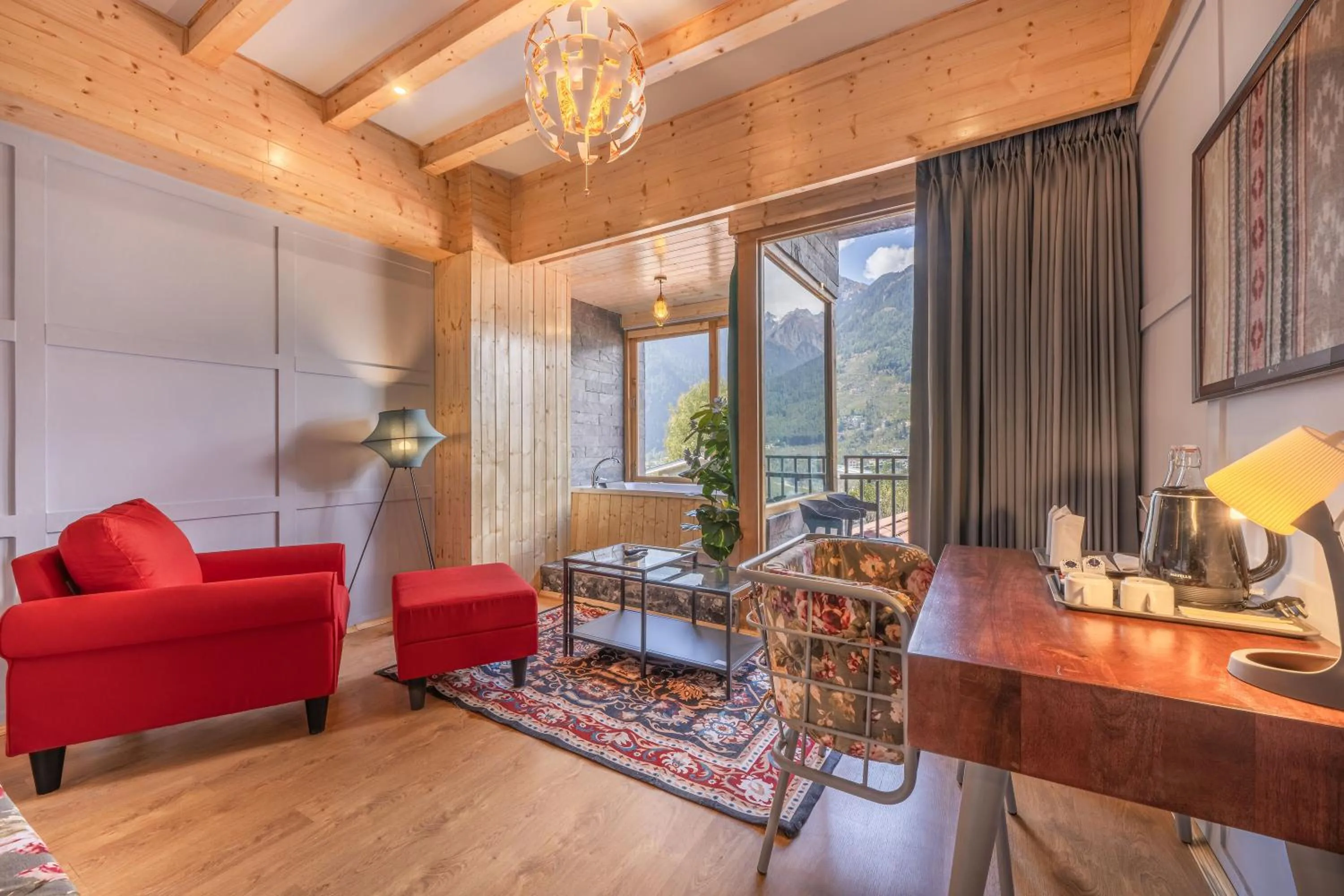 TV and multimedia in Echor Himalayan Heights Luxe Resort & Spa, Manali