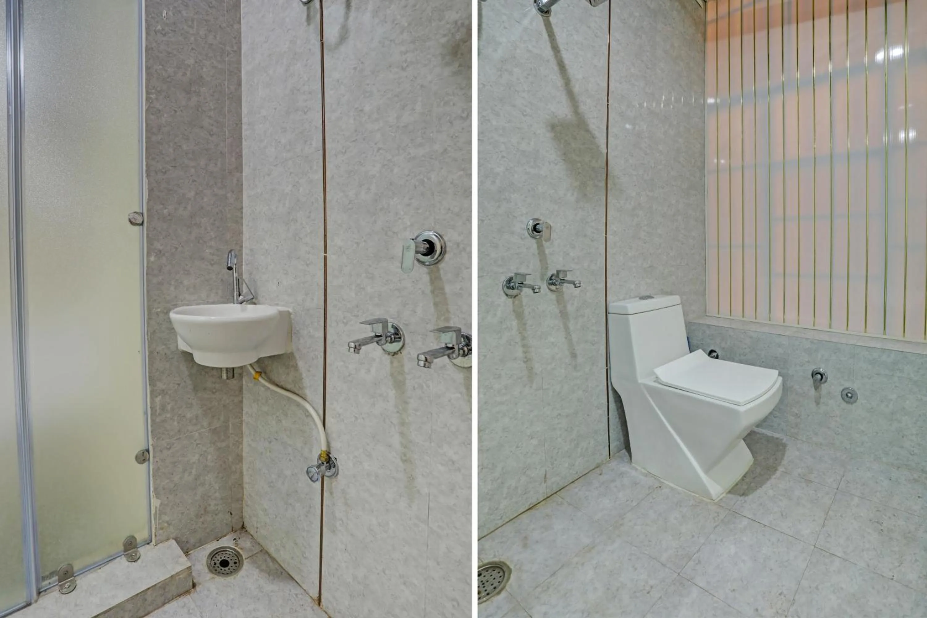 Bathroom in Hotel O Krishna Guest House & PG