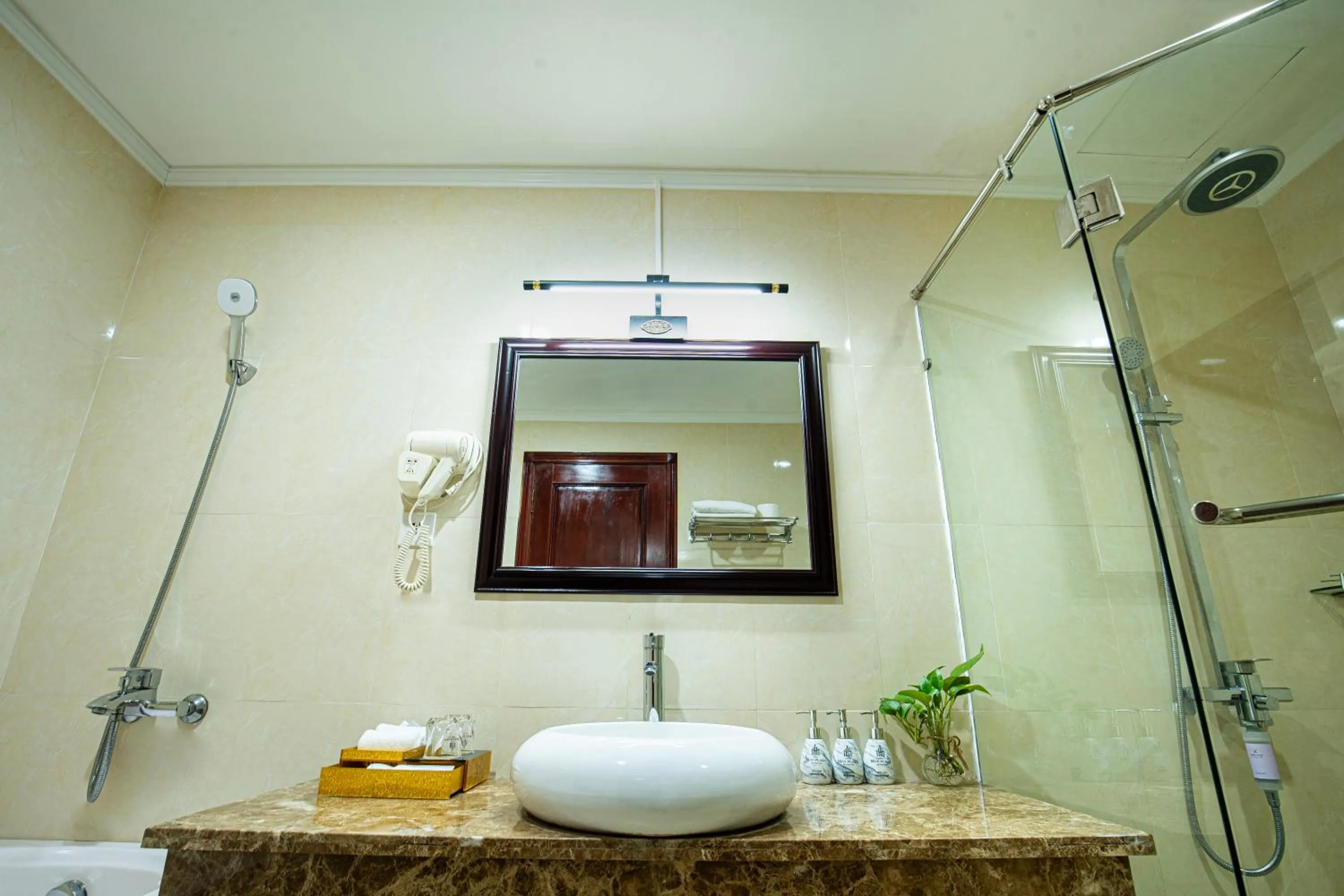 Shower in MAY PLAZA HOTEL