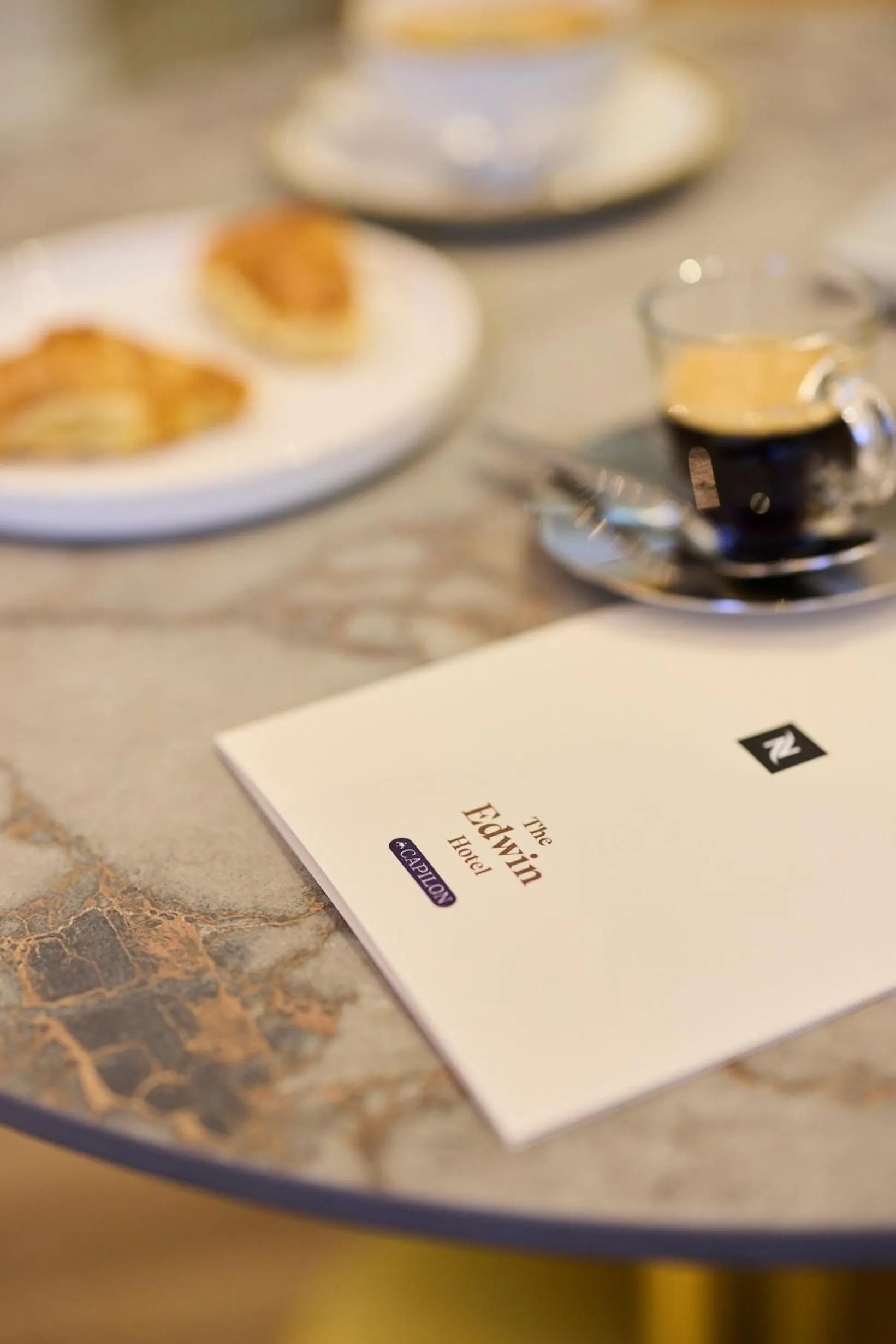 Continental breakfast in The Edwin Hotel