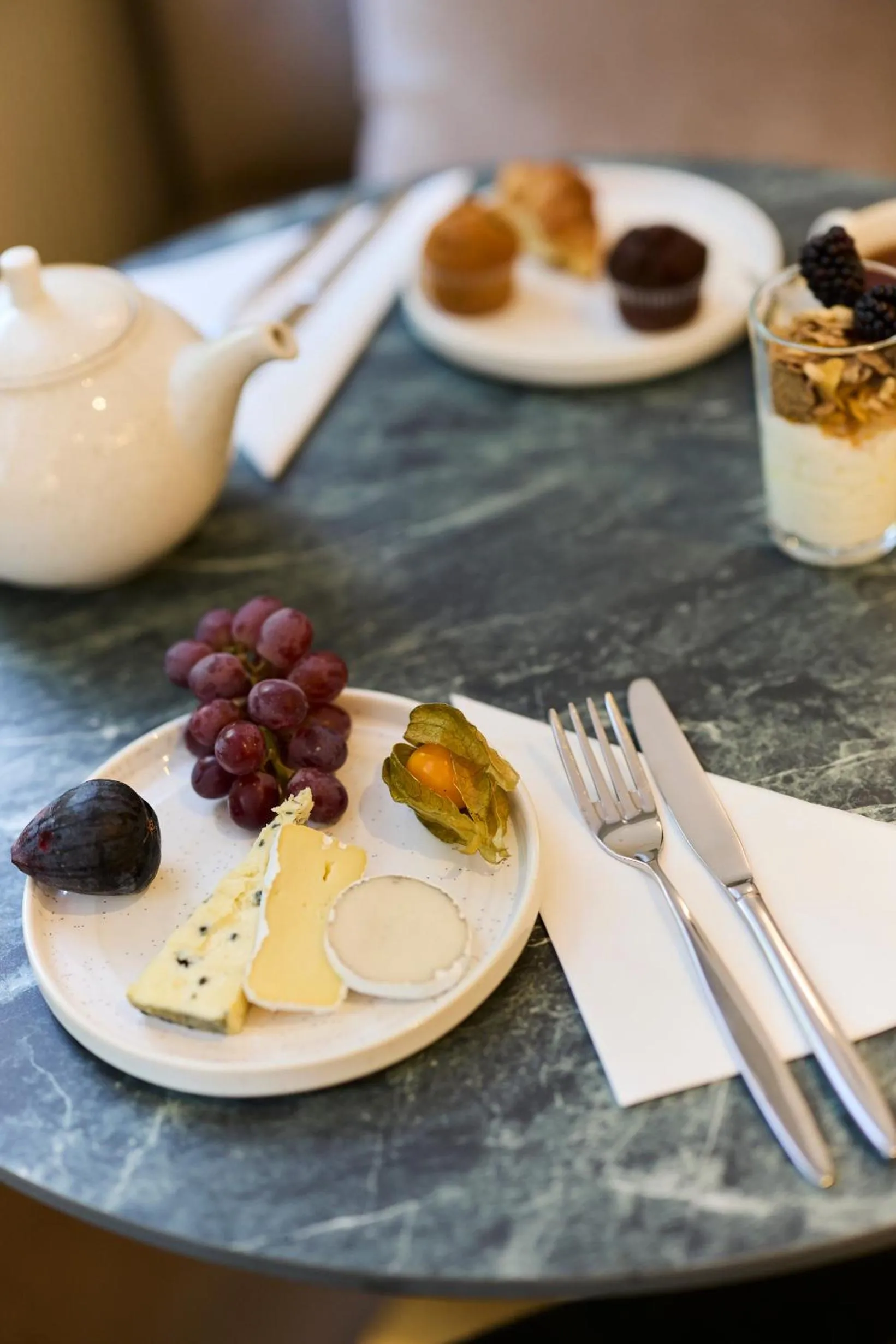 Continental breakfast in The Edwin Hotel