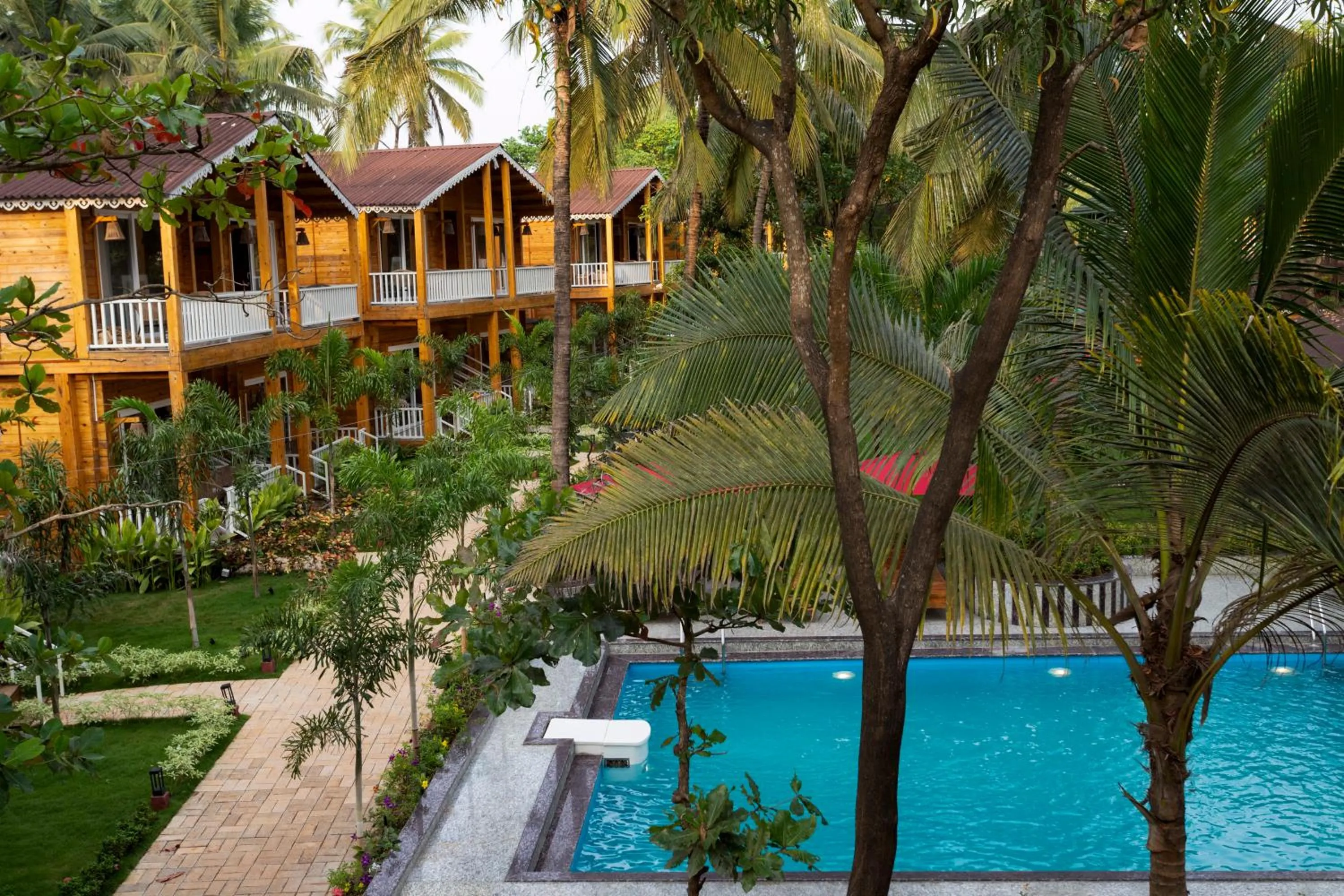 Pool view in Aralea Beach Resort By Stone Wood Premier