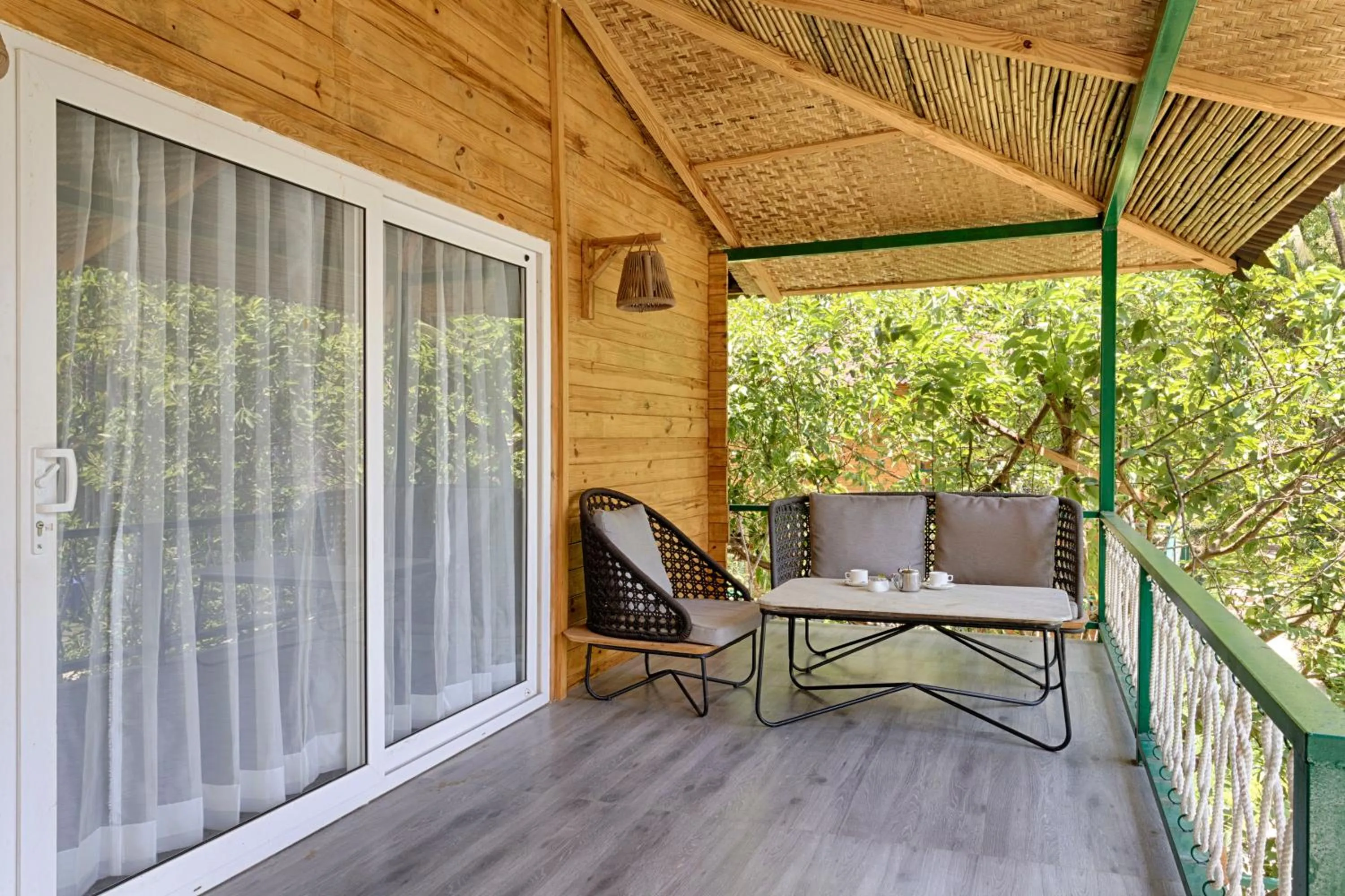 Balcony/Terrace in Stone Wood Premier Dandeli