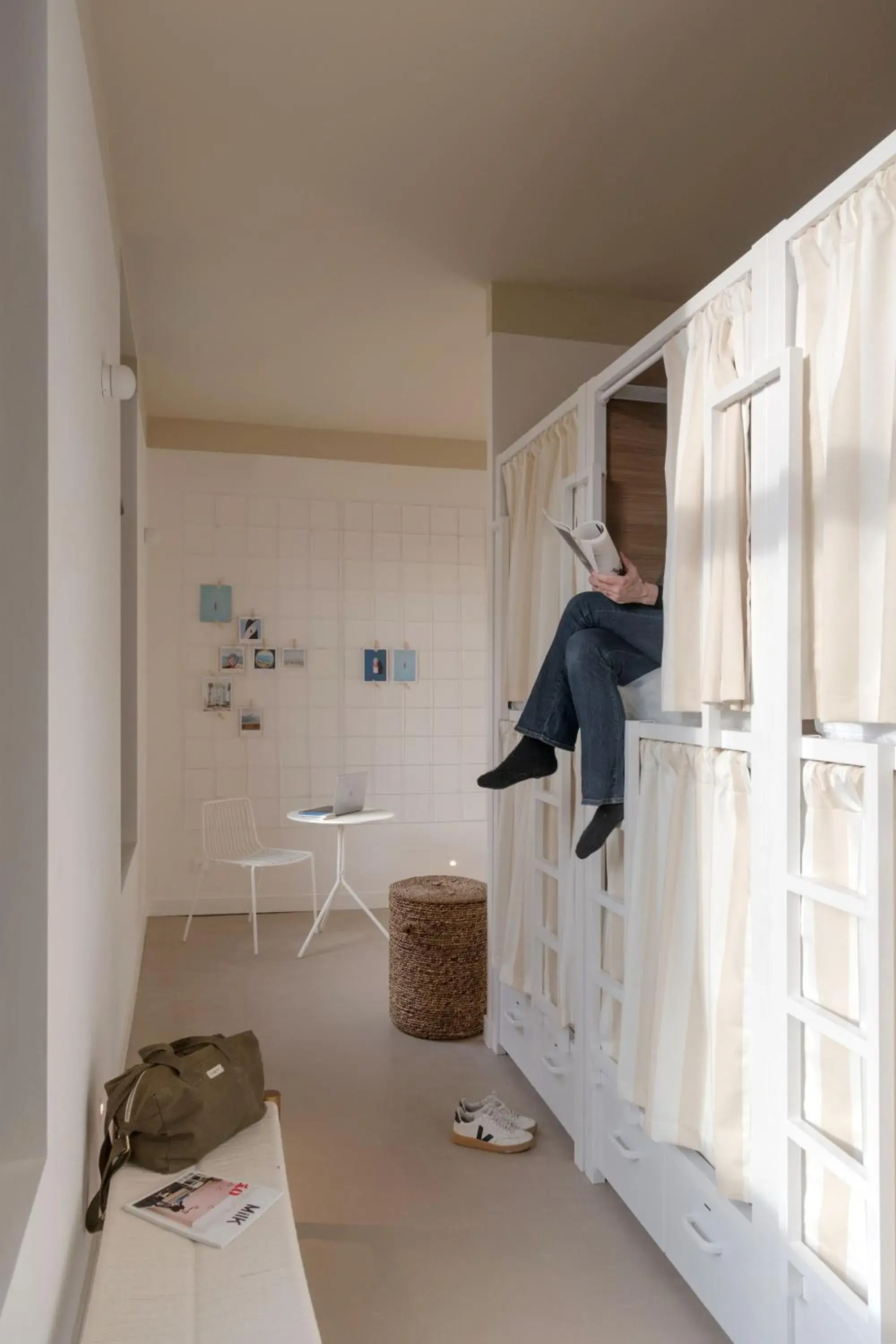 Bed in 10-Bed Female Dormitory Room in SLO Hostel Nice Bed in 10-Bed Female Dormitory Room in SLO Hostel Nice