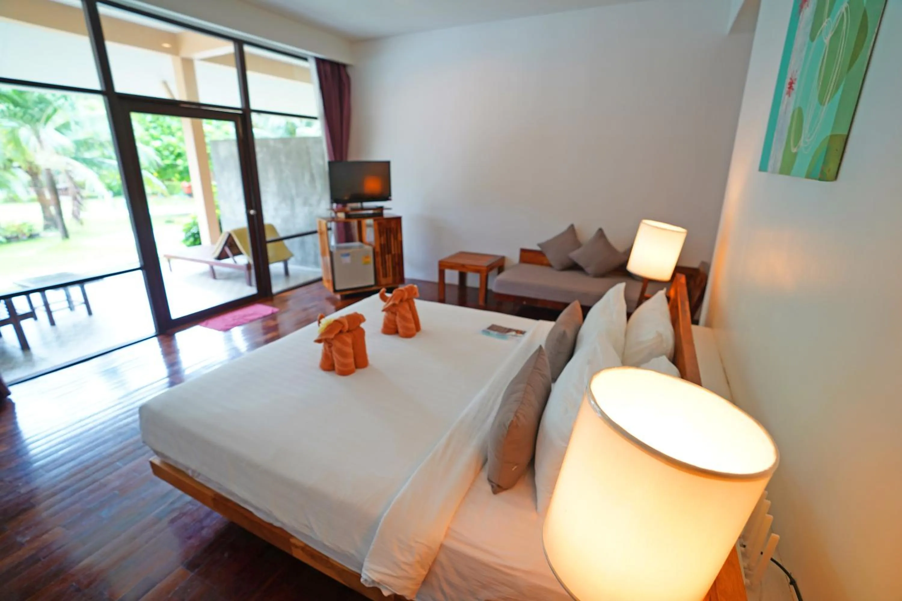 Bed in Bundhaya Villas