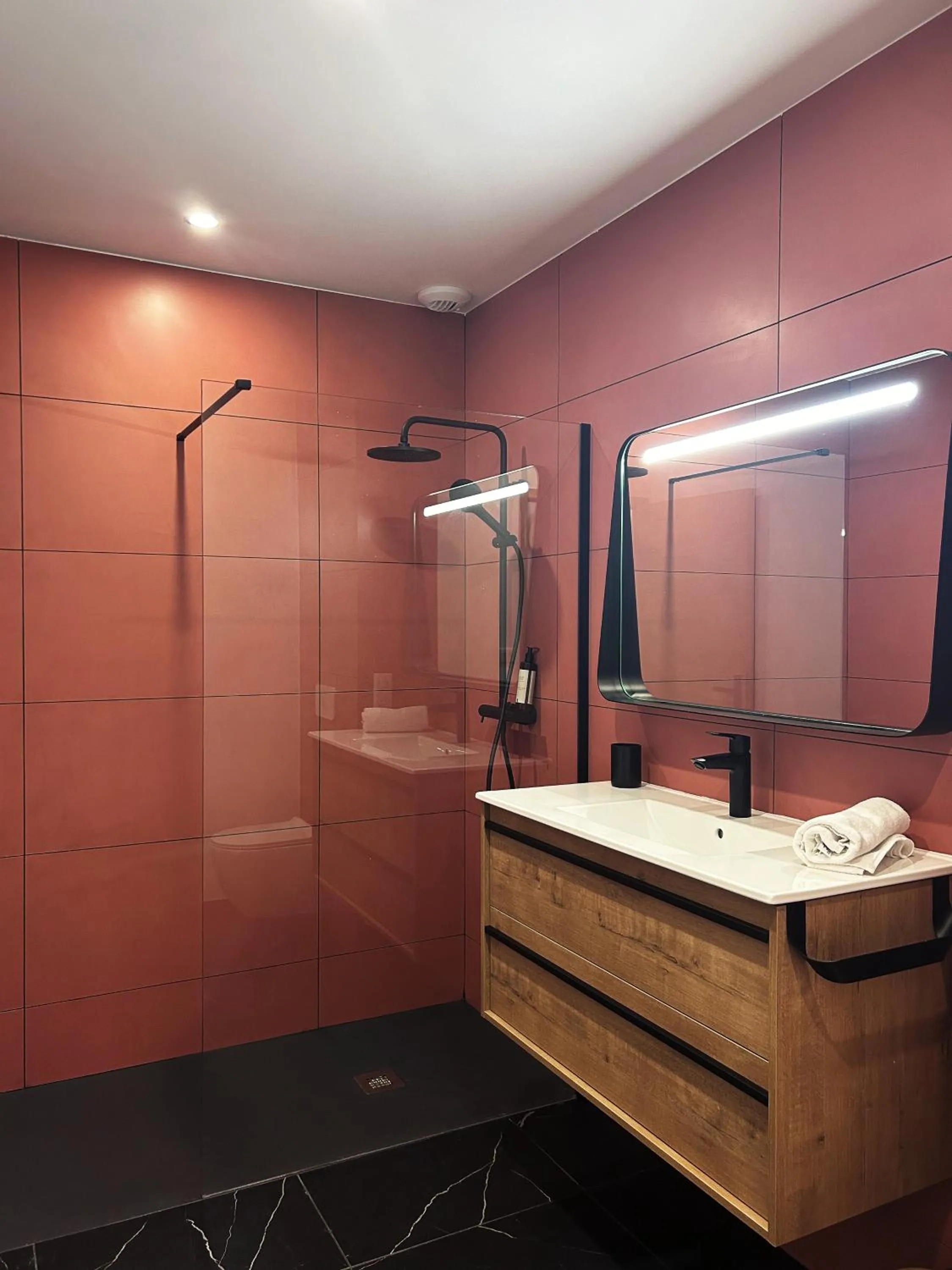 Bathroom in Hôtel A Stretta