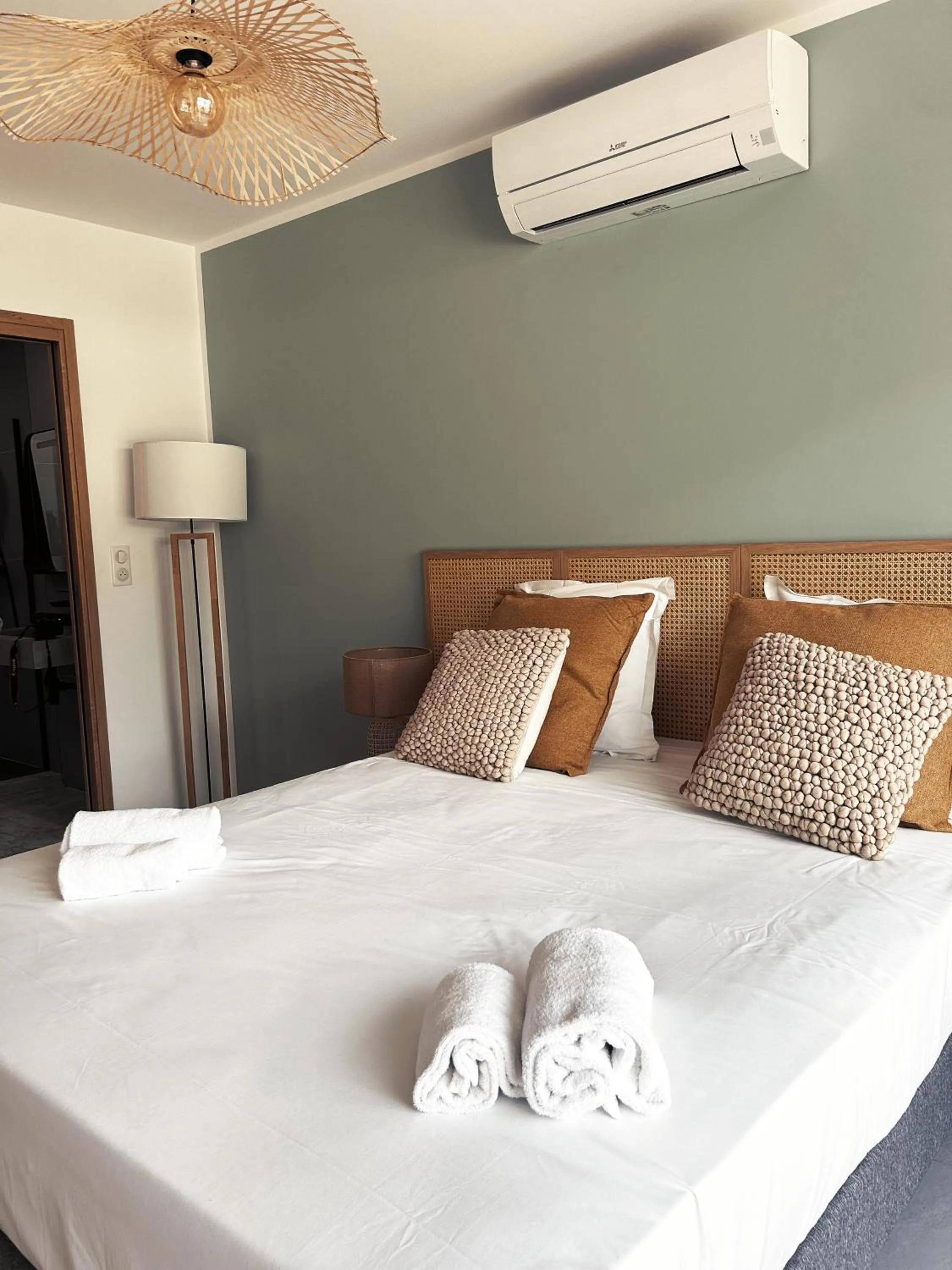 Bed in Hôtel A Stretta