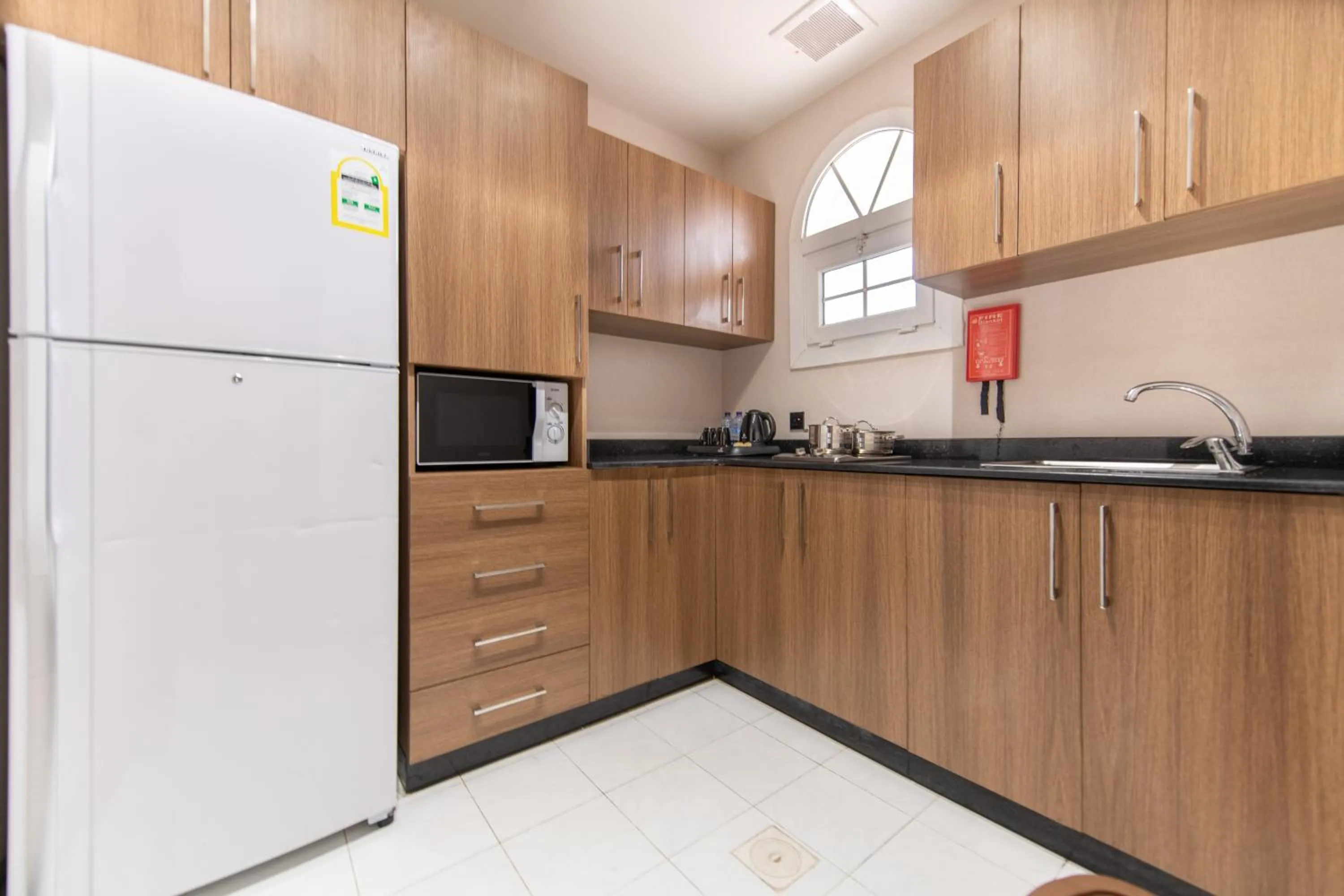 Kitchen or kitchenette in Meral Oasis Resort Taif