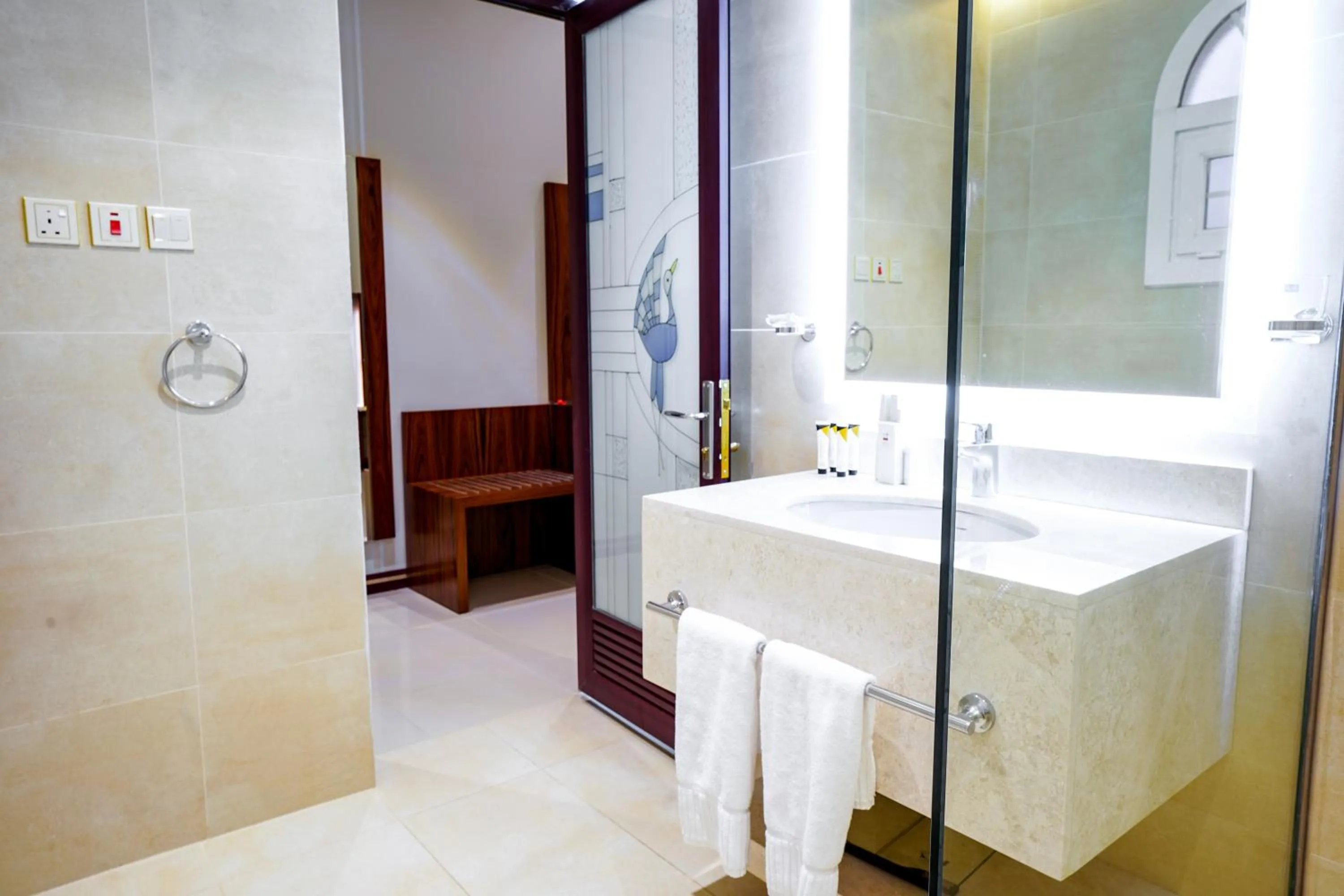 Bathroom in Meral Oasis Resort Taif