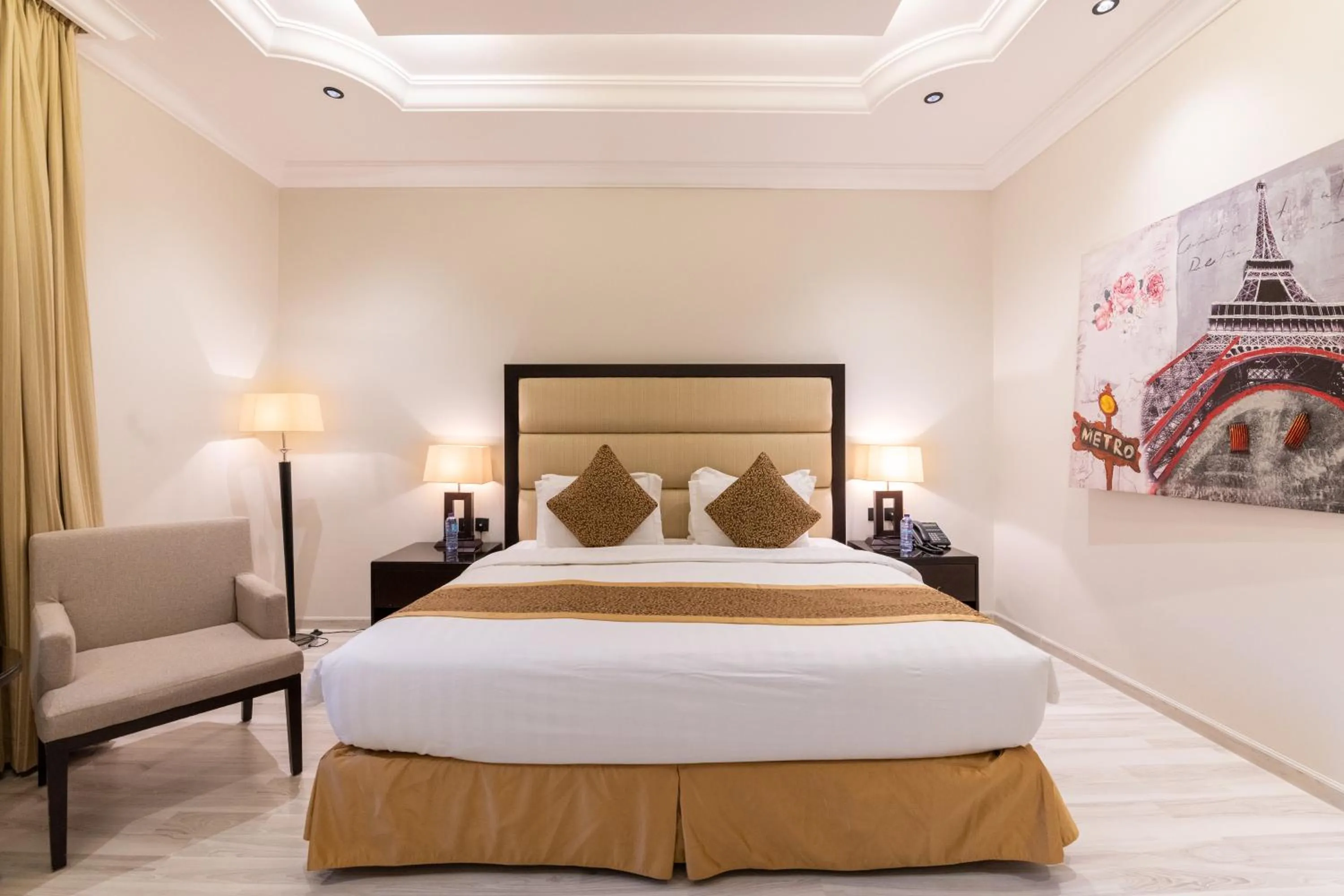 Bed in Meral Oasis Resort Taif