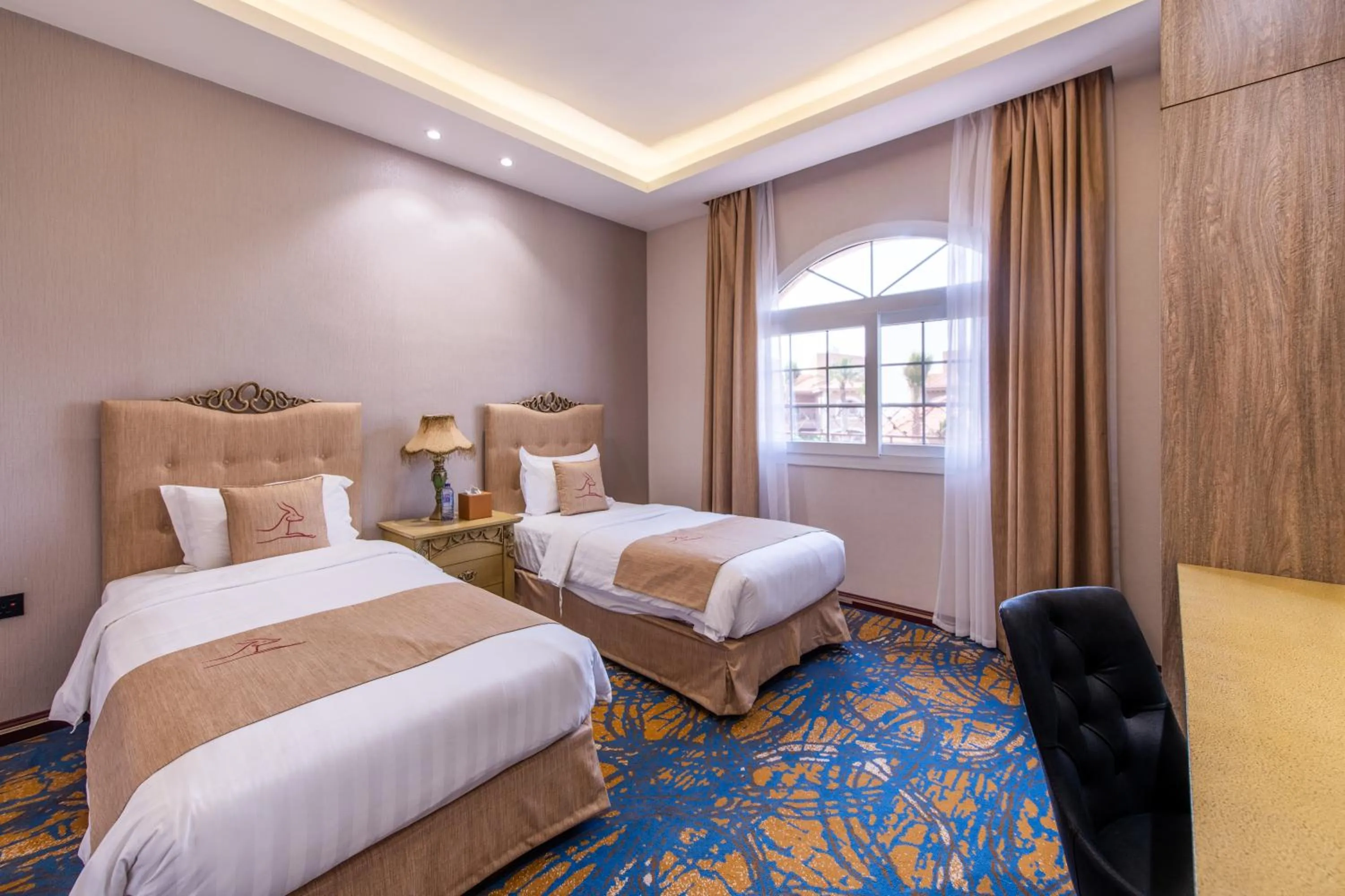 Bed in Meral Oasis Resort Taif