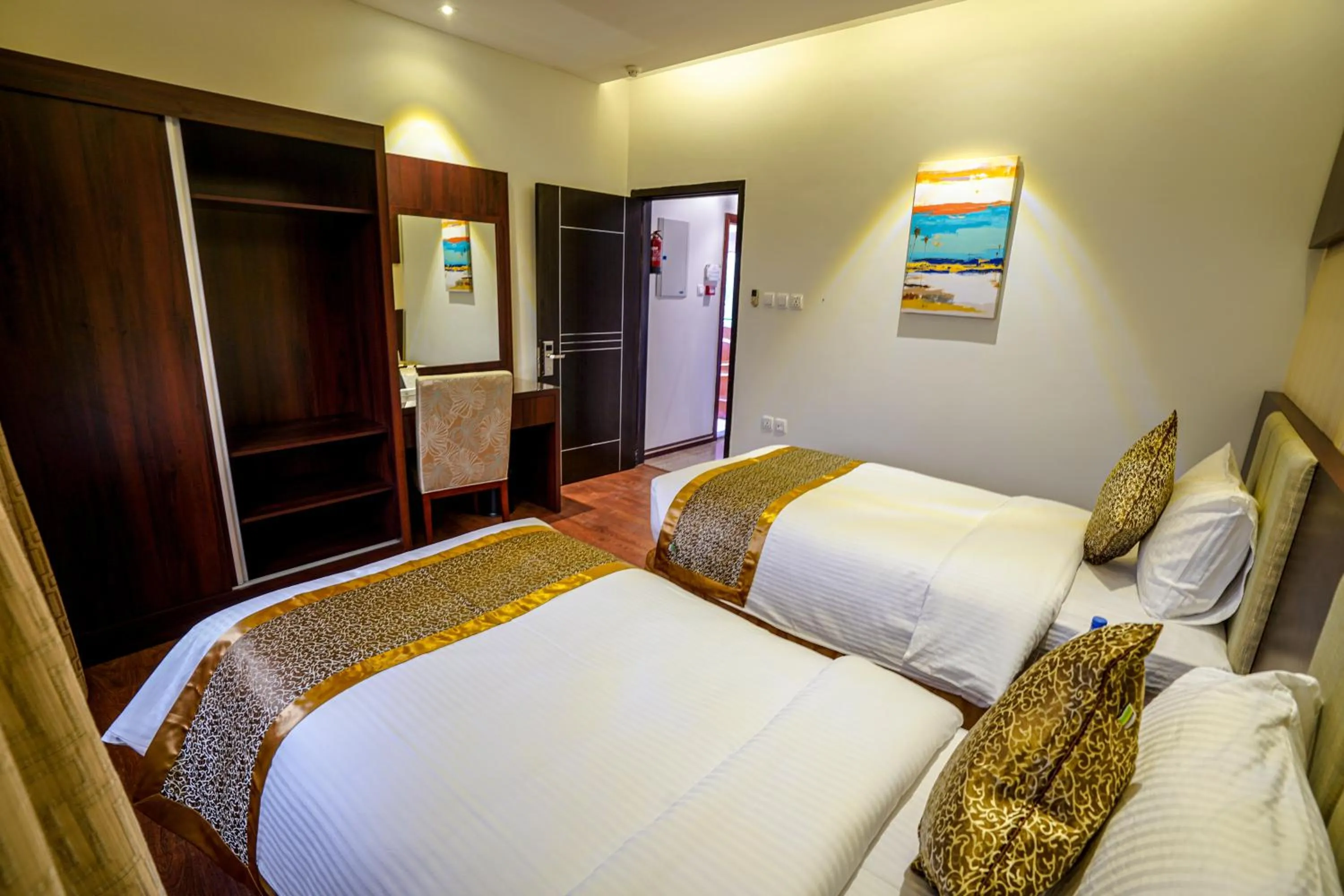 Bed in Meral Oasis Resort Taif