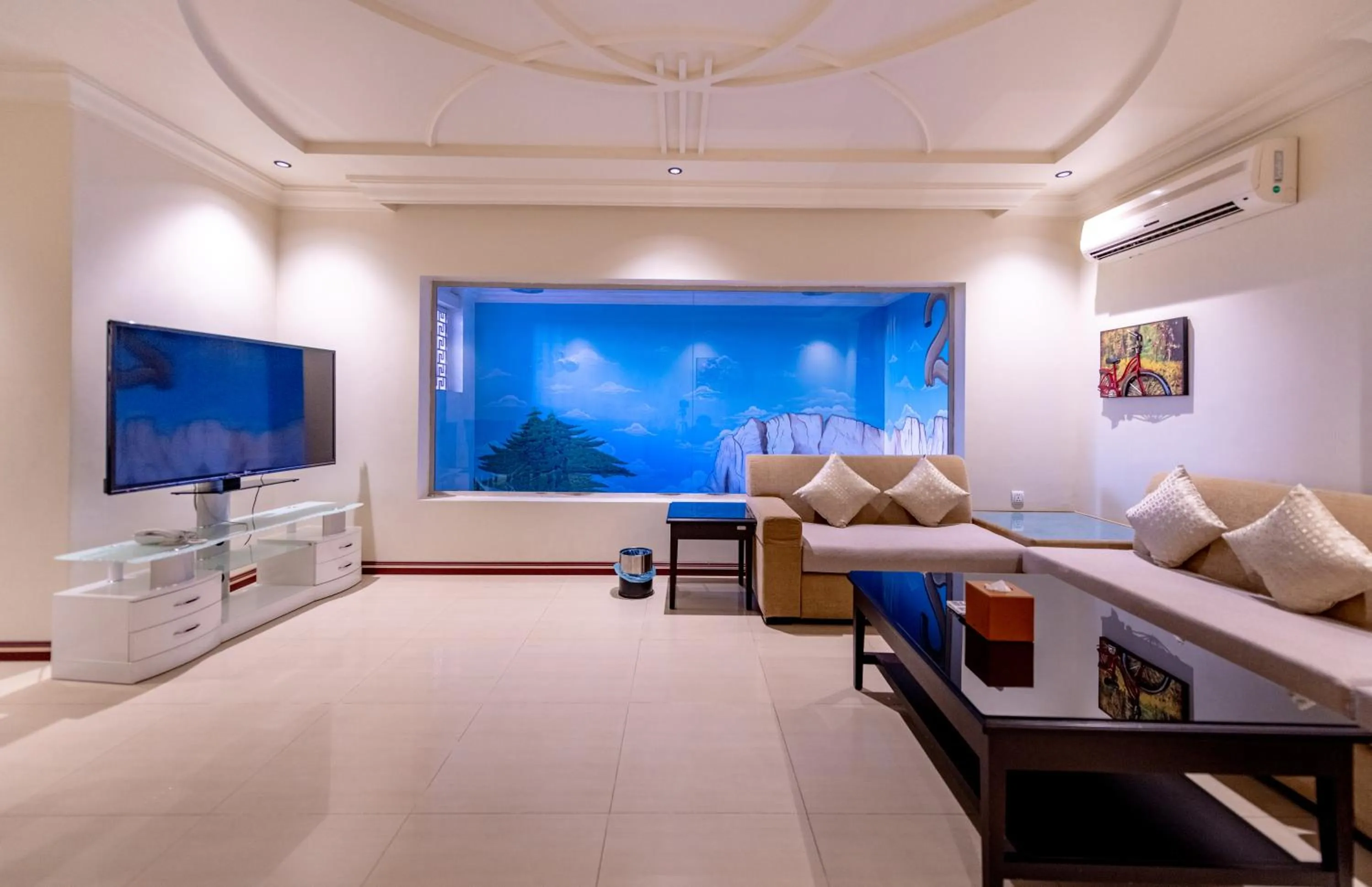 TV and multimedia, Bed in Meral Oasis Resort Taif