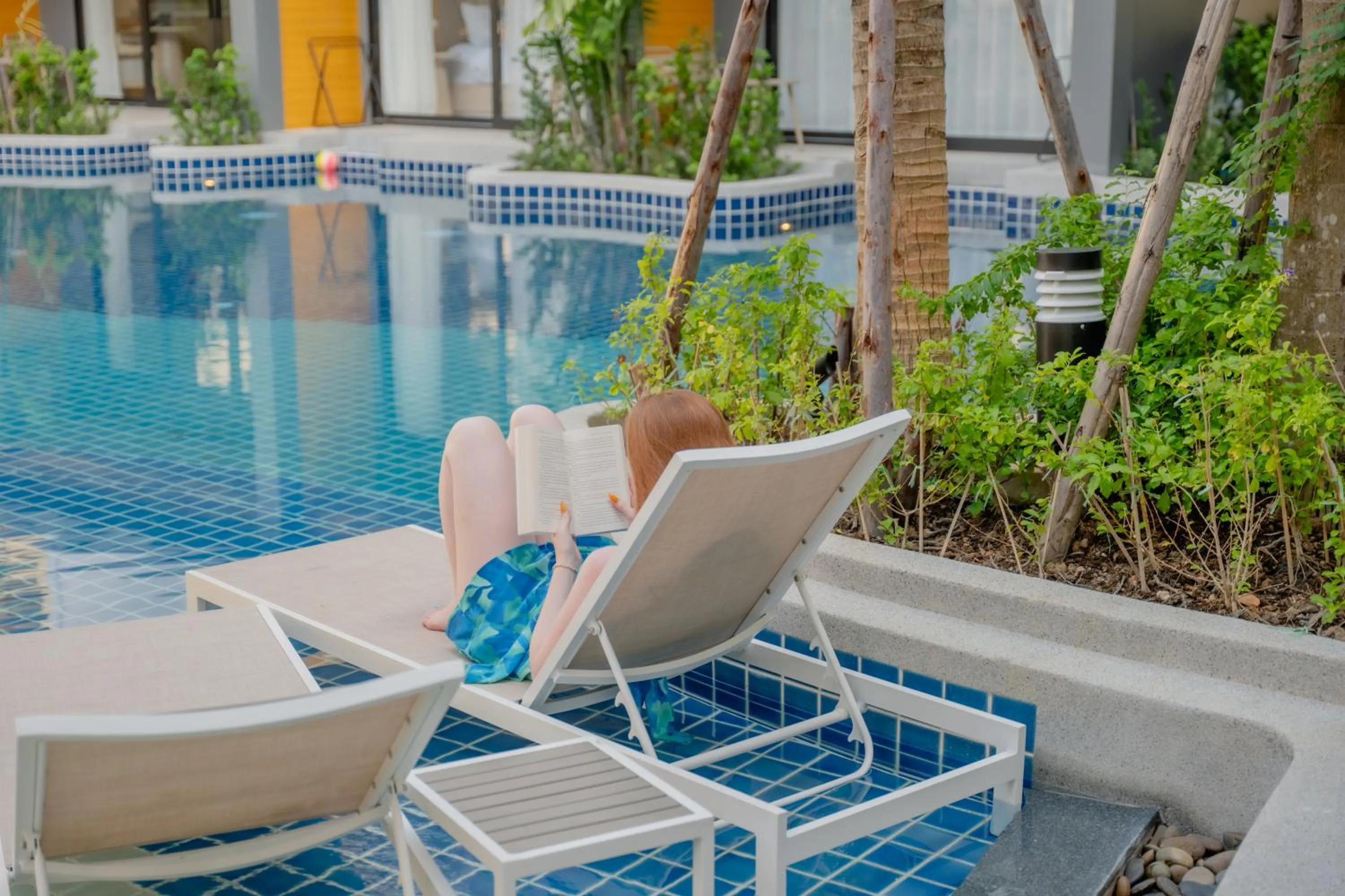 Pool view in Wyndham Garden Naithon Phuket