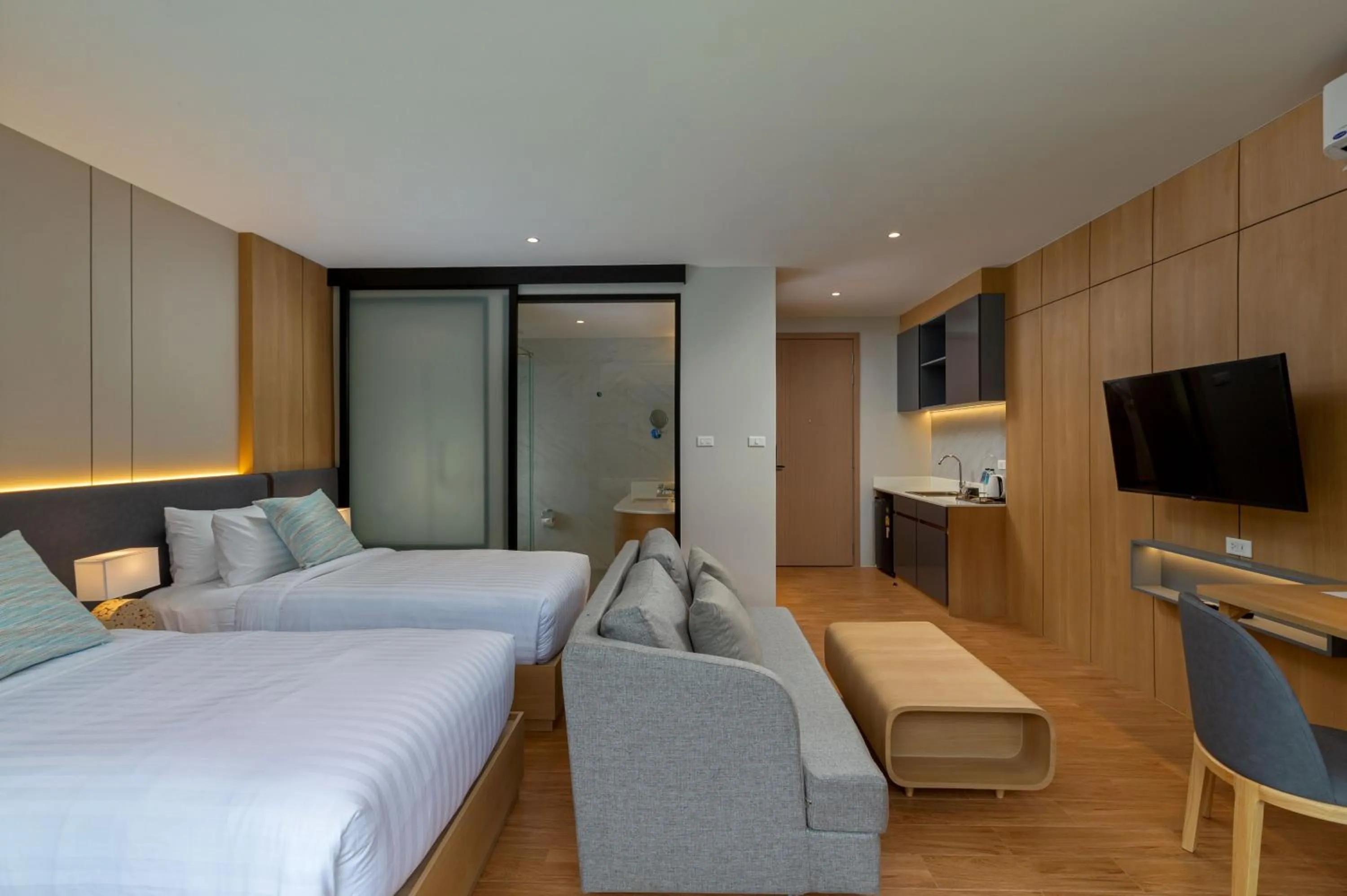 Bedroom, Bed in Wyndham Garden Naithon Phuket