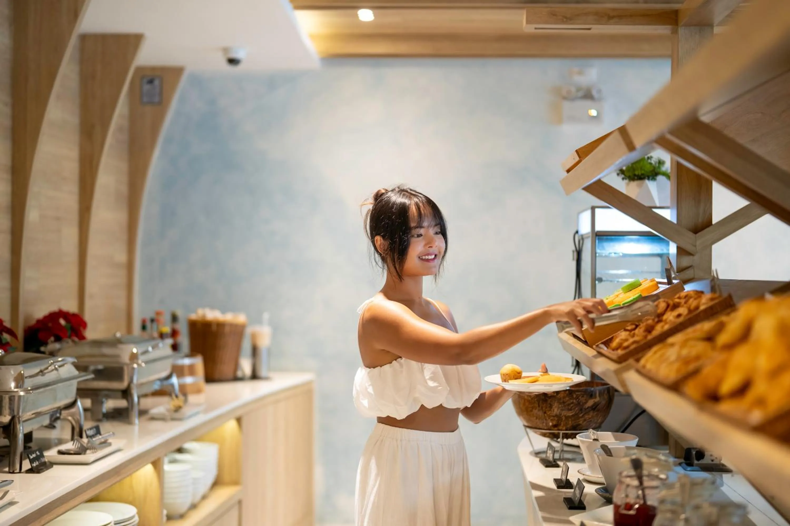 Buffet breakfast in Wyndham Garden Naithon Phuket