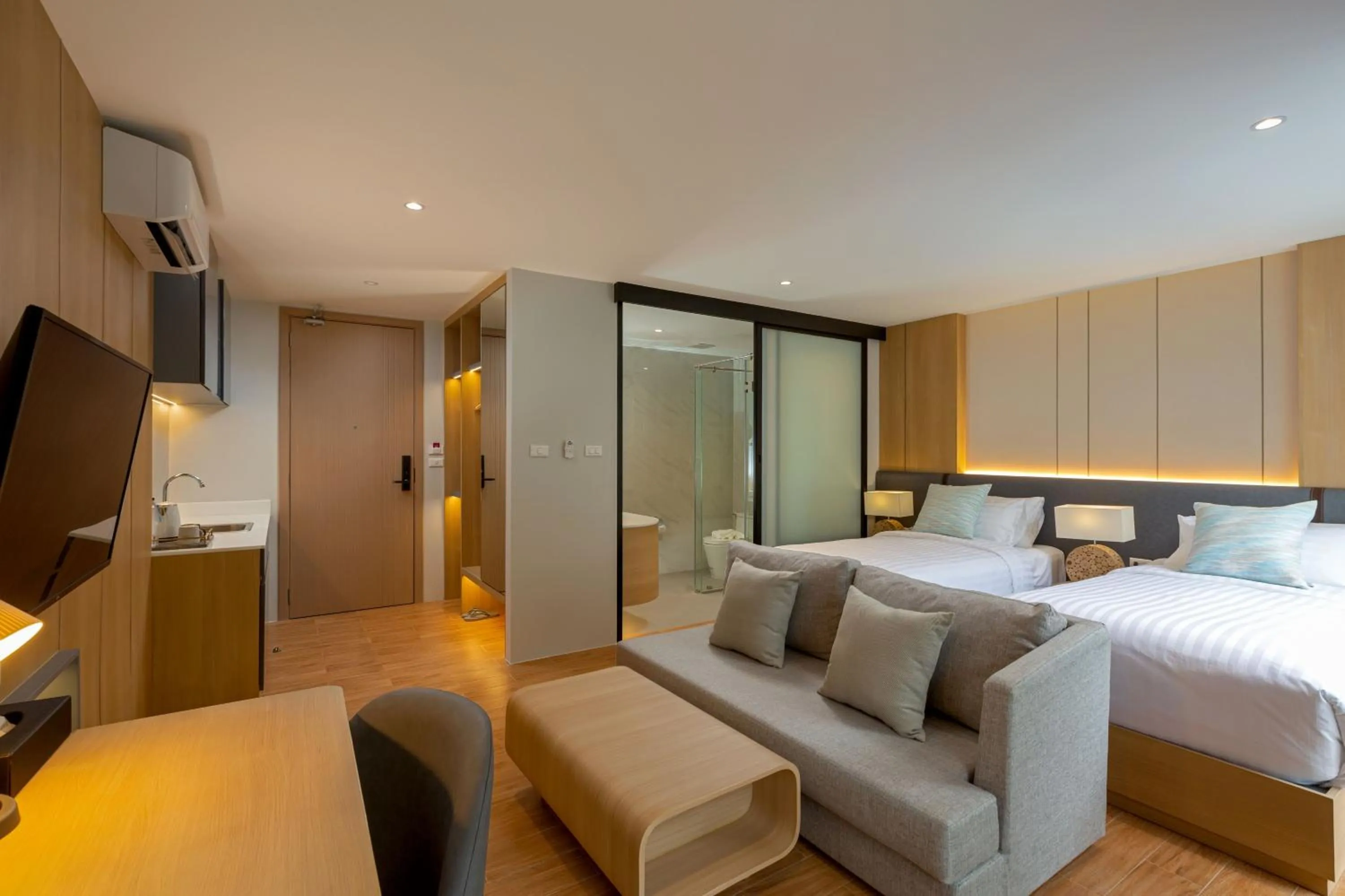 Bed in Wyndham Garden Naithon Phuket