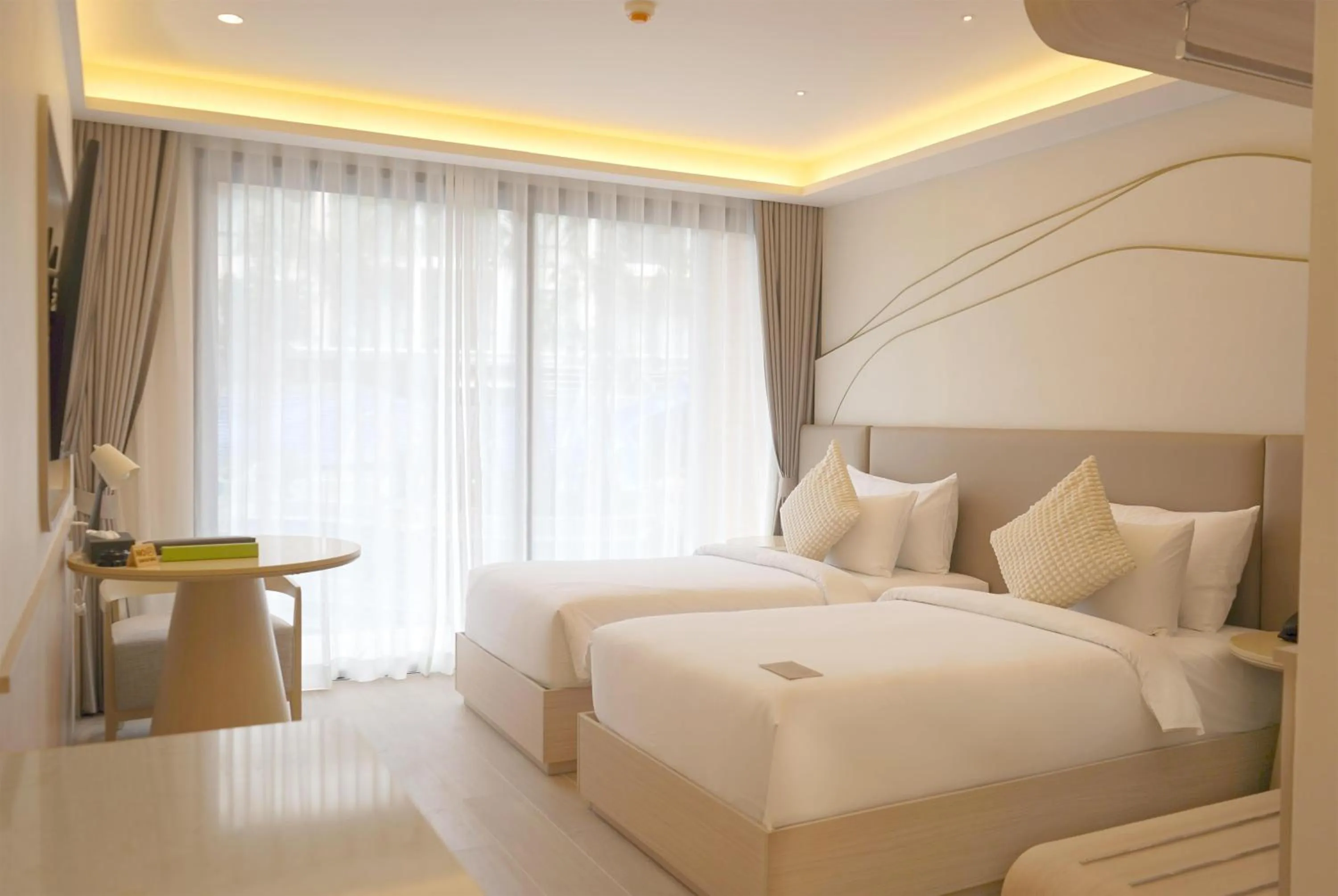 Bedroom, Bed in Wyndham Garden Naithon Phuket